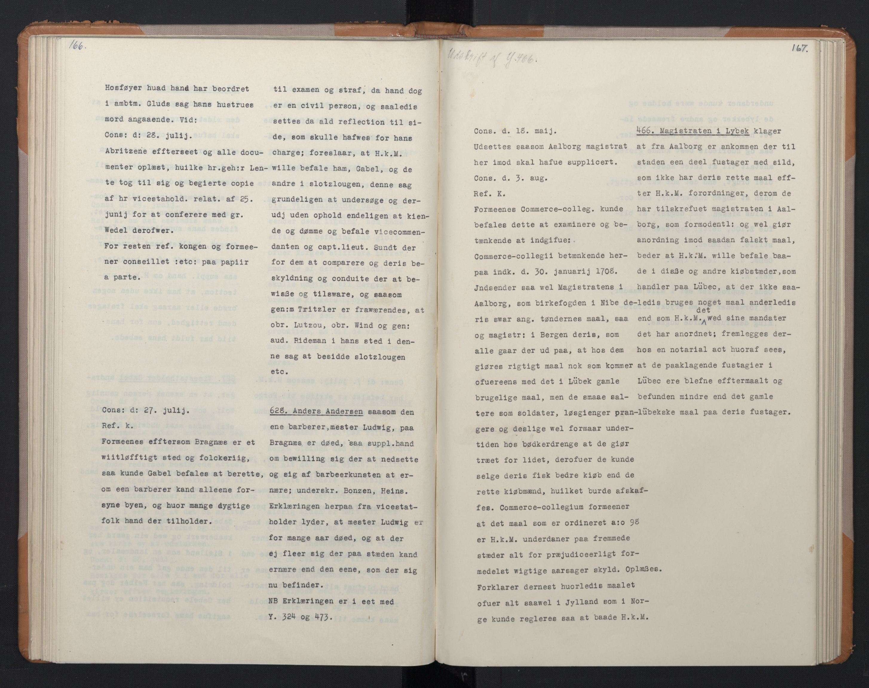 Avskriftsamlingen, RA/EA-4022/F/Fa/L0075: Supplikker, 1707, p. 89