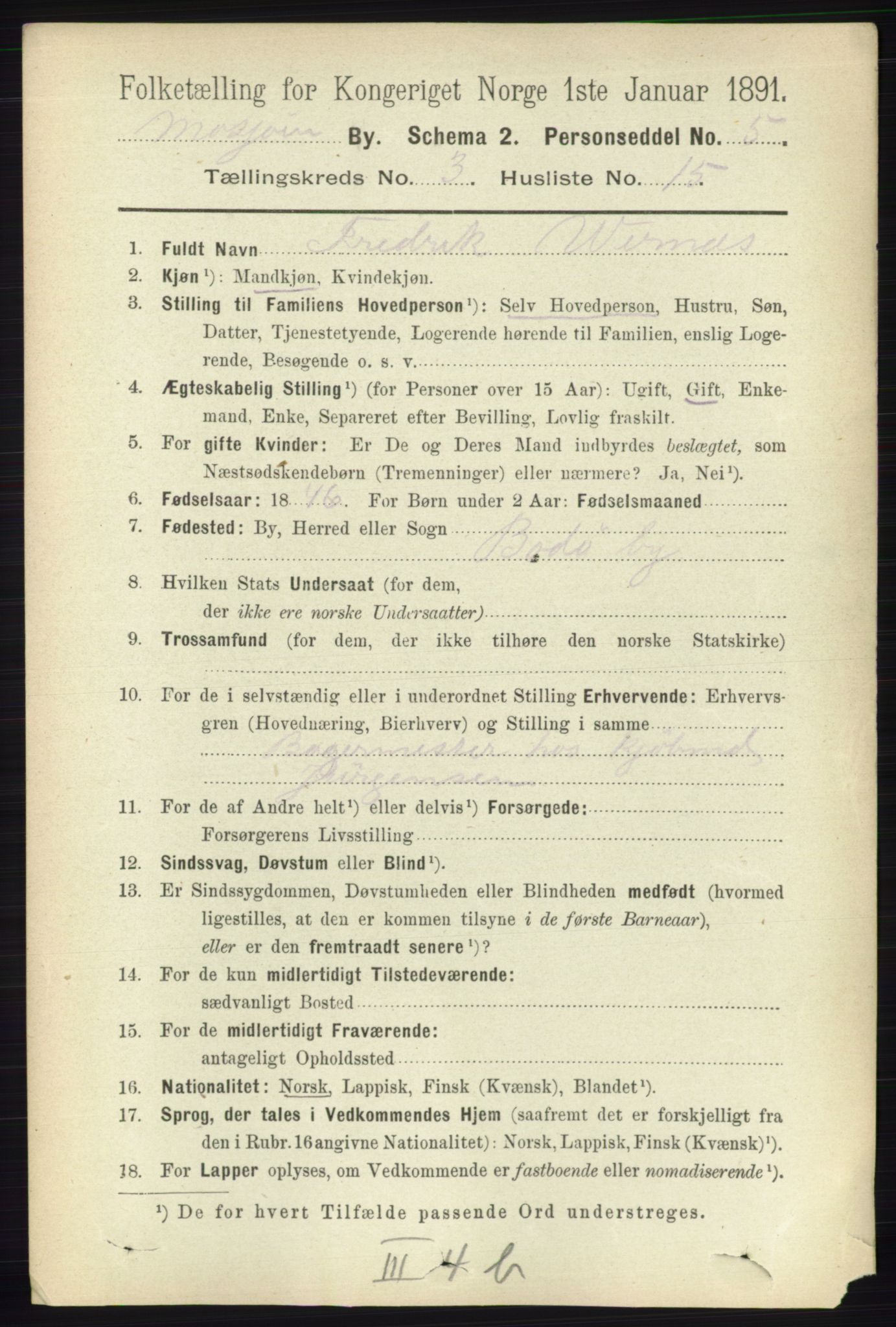 RA, 1891 census for 1802 Mosjøen, 1891, p. 1378