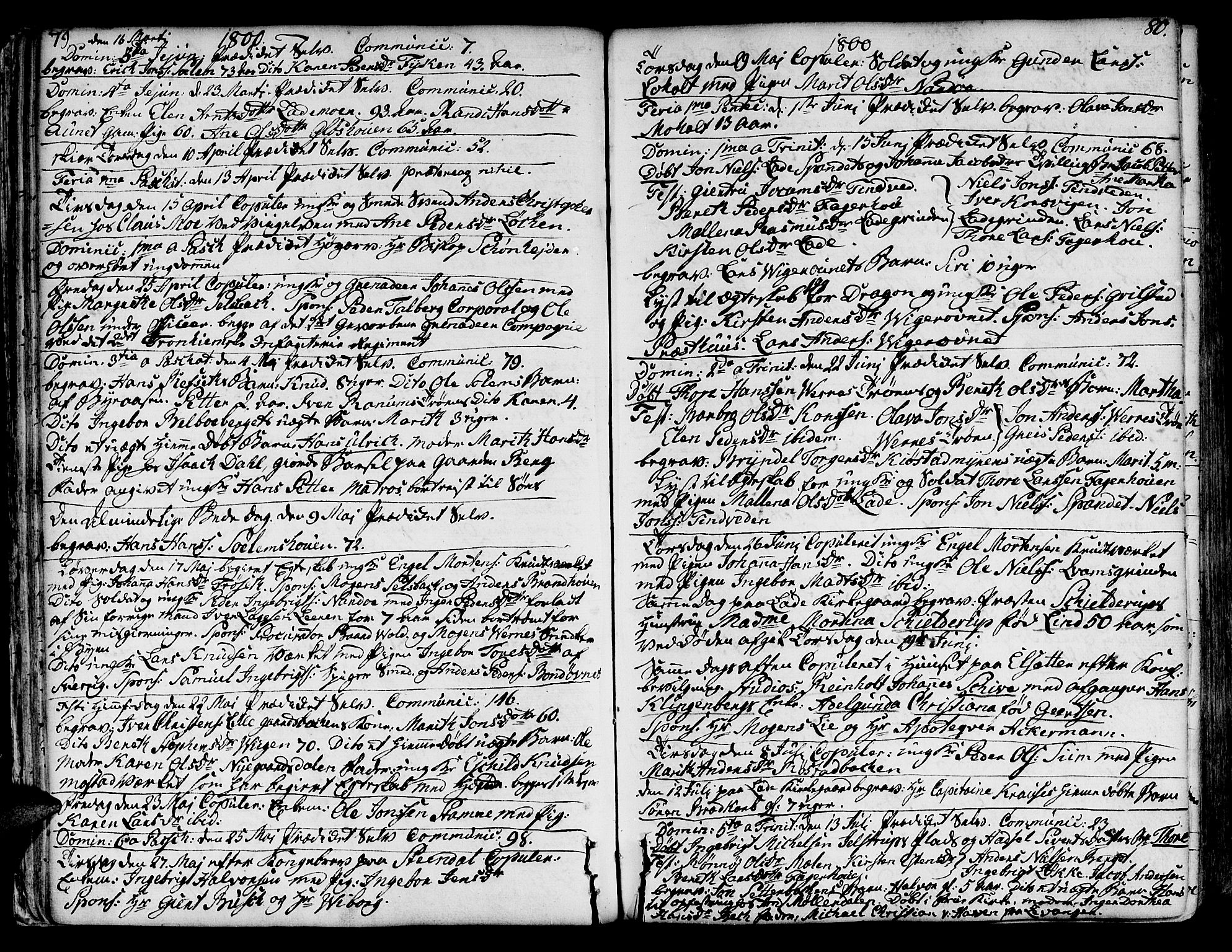 Ministerialprotokoller, klokkerbøker og fødselsregistre - Sør-Trøndelag, SAT/A-1456/606/L0280: Parish register (official) no. 606A02 /1, 1781-1817, p. 79-80