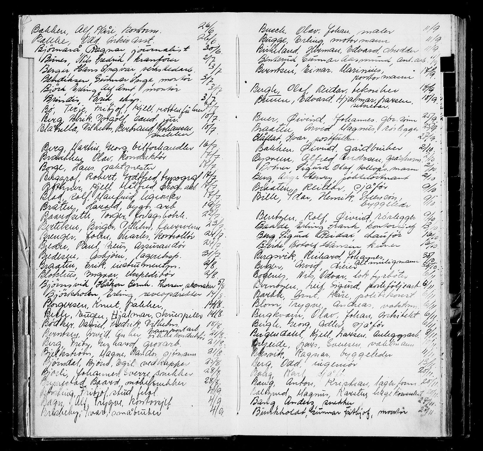 Oslo byfogd avd. I, AV/SAO-A-10220/L/La/L0006: Vigselsregister, 1943-1946, p. 16