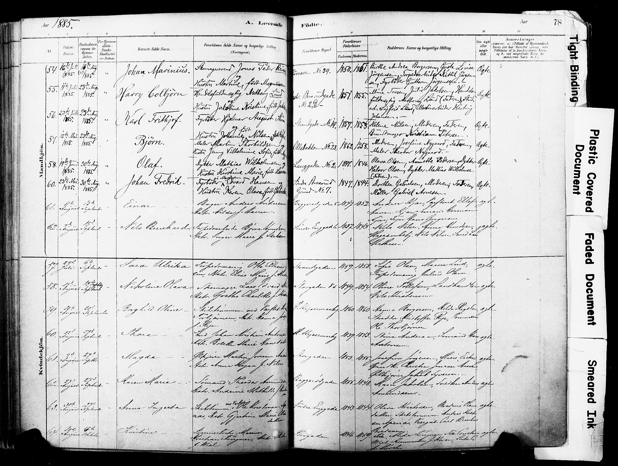 Horten kirkebøker, AV/SAKO-A-348/F/Fa/L0003: Parish register (official) no. 3, 1878-1887, p. 78