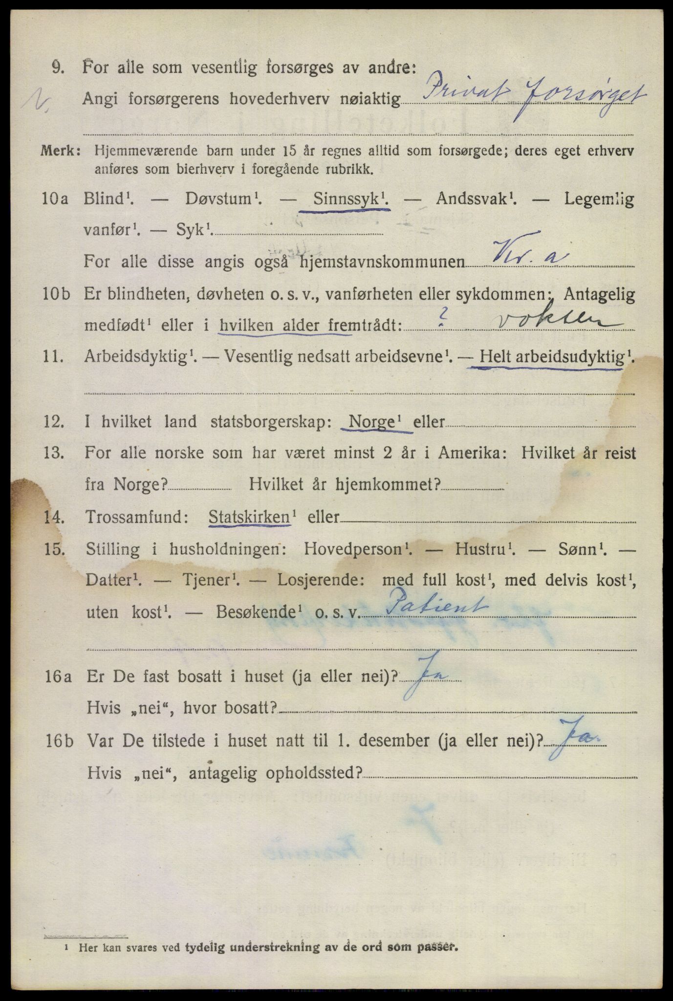 SAKO, 1920 census for Hurum, 1920, p. 12647