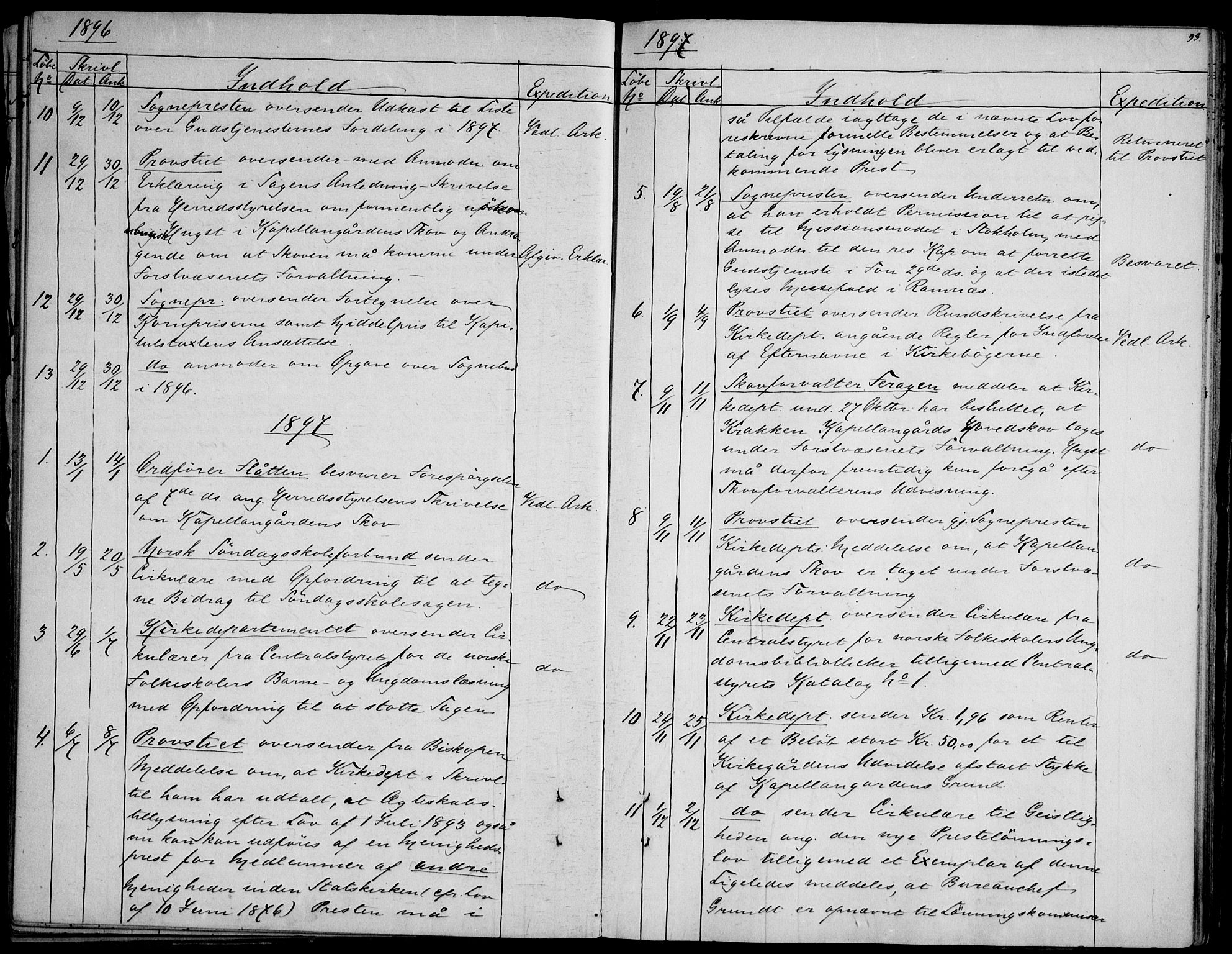 Ramnes kirkebøker, SAKO/A-314/F/Fd/L0001: Curate's parish register no. IV 1, 1851-1905, p. 93