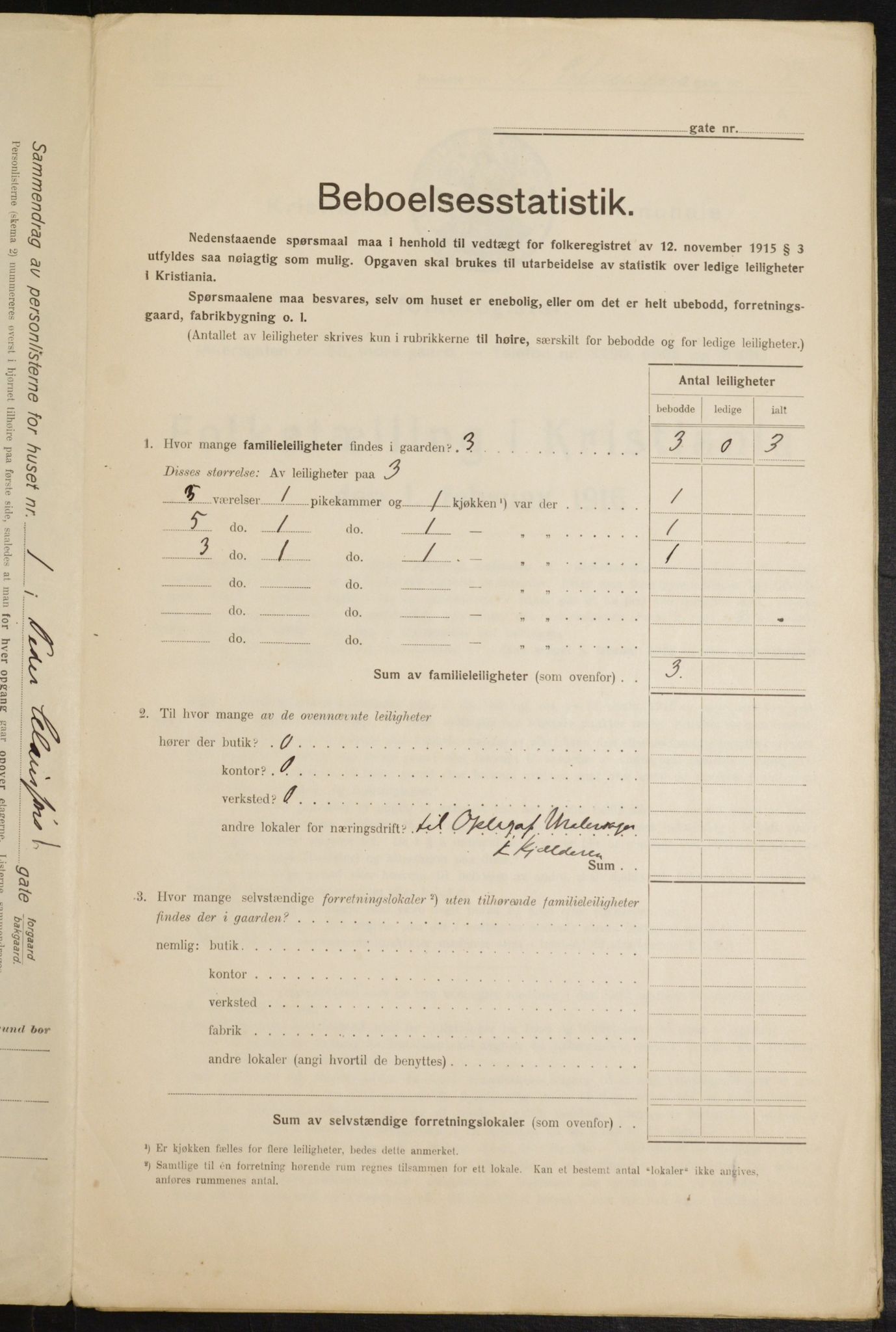 OBA, Municipal Census 1916 for Kristiania, 1916, p. 80679