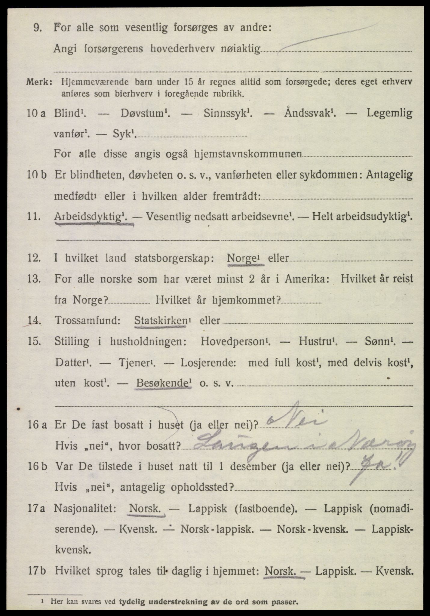 SAT, 1920 census for Nærøy, 1920, p. 2478