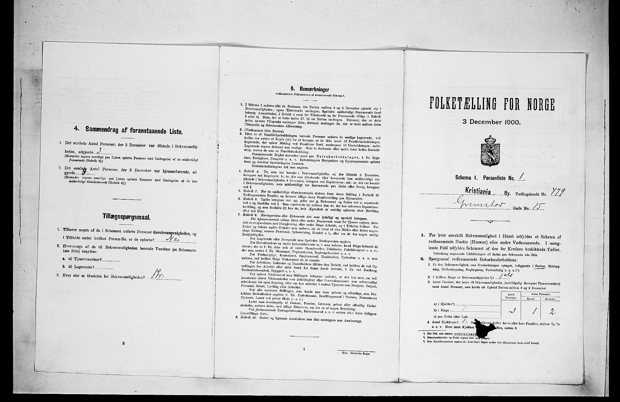 SAO, 1900 census for Kristiania, 1900, p. 28073