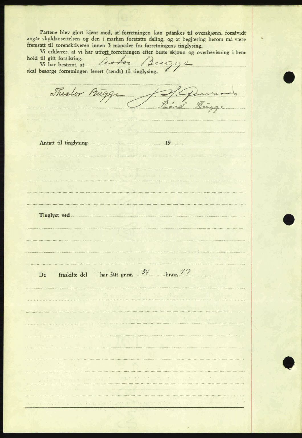 Romsdal sorenskriveri, SAT/A-4149/1/2/2C: Mortgage book no. A4, 1937-1938, Diary no: : 1/1938