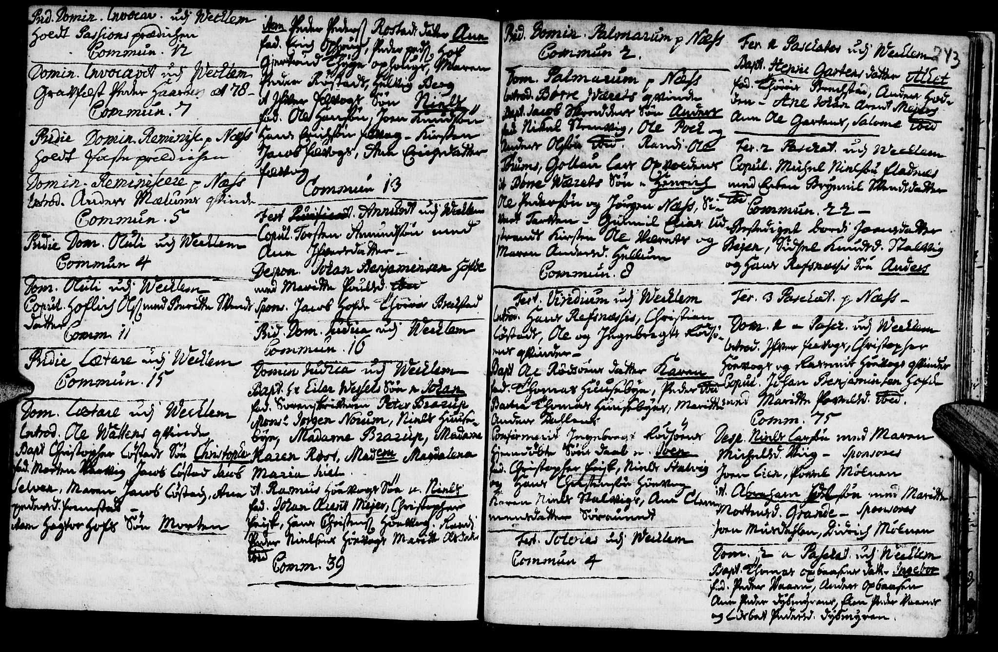 Ministerialprotokoller, klokkerbøker og fødselsregistre - Sør-Trøndelag, SAT/A-1456/659/L0731: Parish register (official) no. 659A01, 1709-1731, p. 242-243