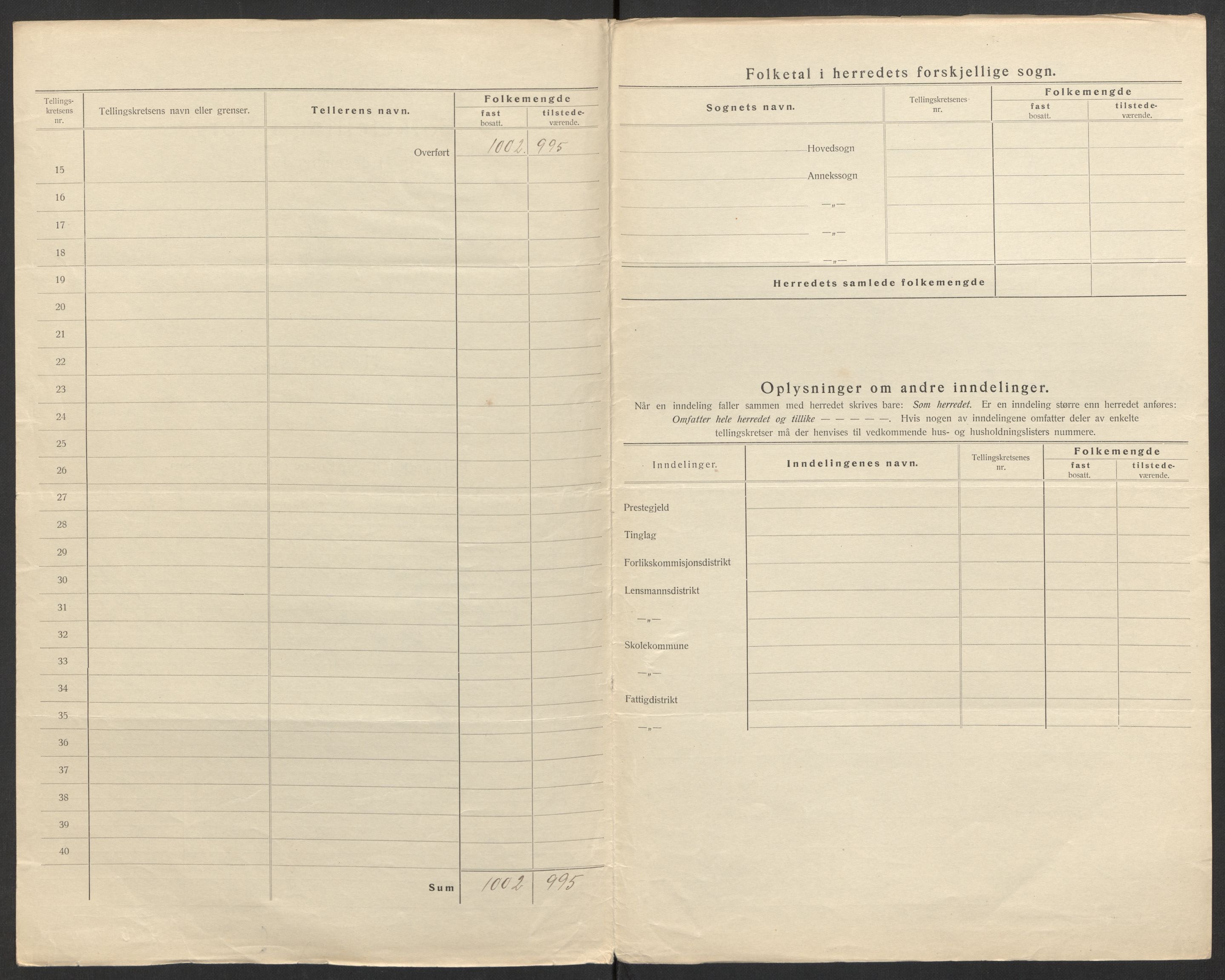 SAK, 1920 census for Iveland, 1920, p. 7