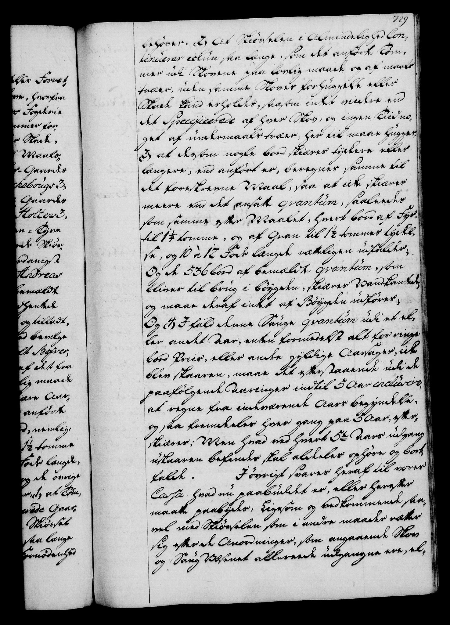 Rentekammeret, Kammerkanselliet, RA/EA-3111/G/Gg/Gga/L0006: Norsk ekspedisjonsprotokoll med register (merket RK 53.6), 1749-1759, p. 729