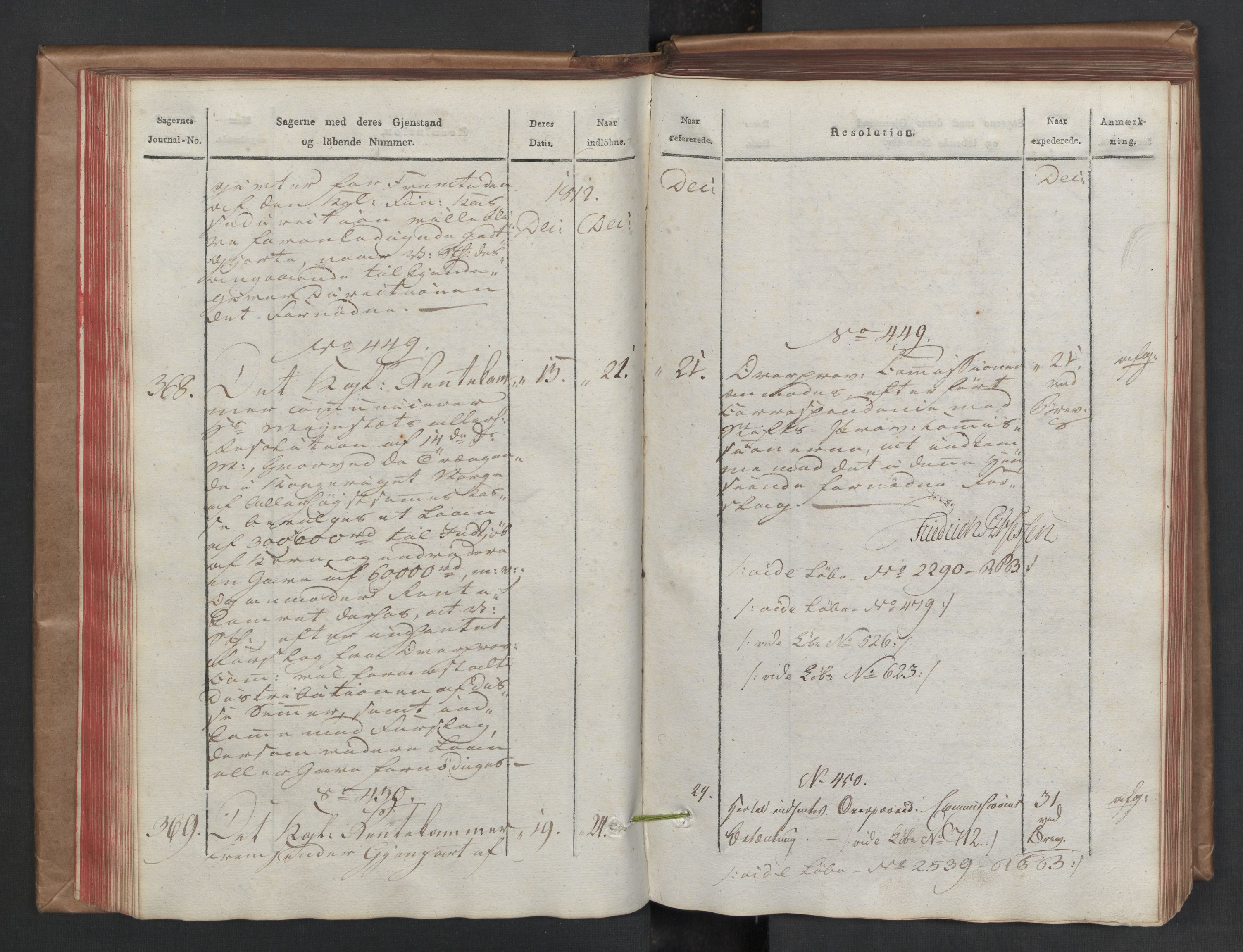 Stattholderembetet 1810-1814, 2. kontor (Kontor B), AV/RA-EA-5432/Aa/L0002: Kollegial referatprotokoll,  j.nr. 284-511,  l.nr. 328-639, 1812-1813, p. 86