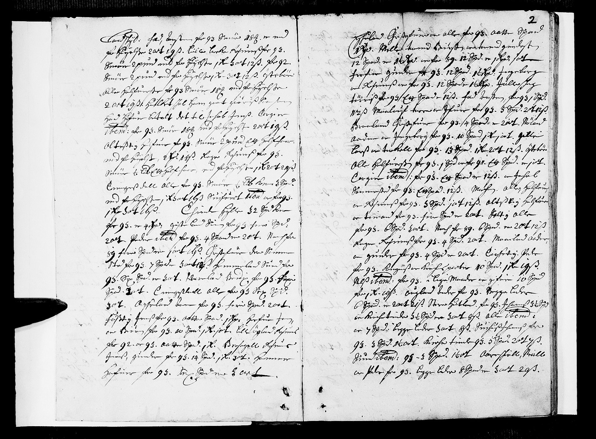 Ryfylke tingrett, AV/SAST-A-100055/001/I/IB/IBBa/L0026: Tingbok, Karmsund og Hesby, 1694, p. 1b-2a