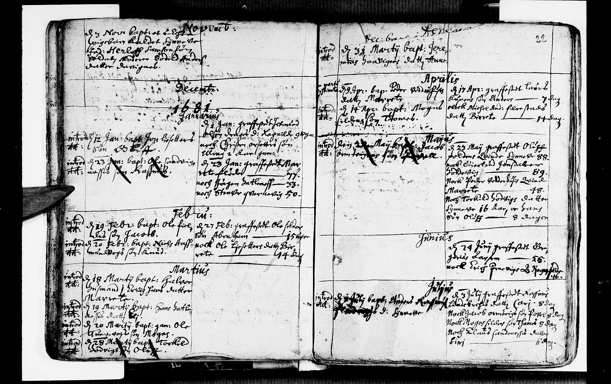 Selje sokneprestembete, AV/SAB-A-99938/H/Ha/Haa/Haaa: Parish register (official) no. A 1, 1668-1696, p. 22