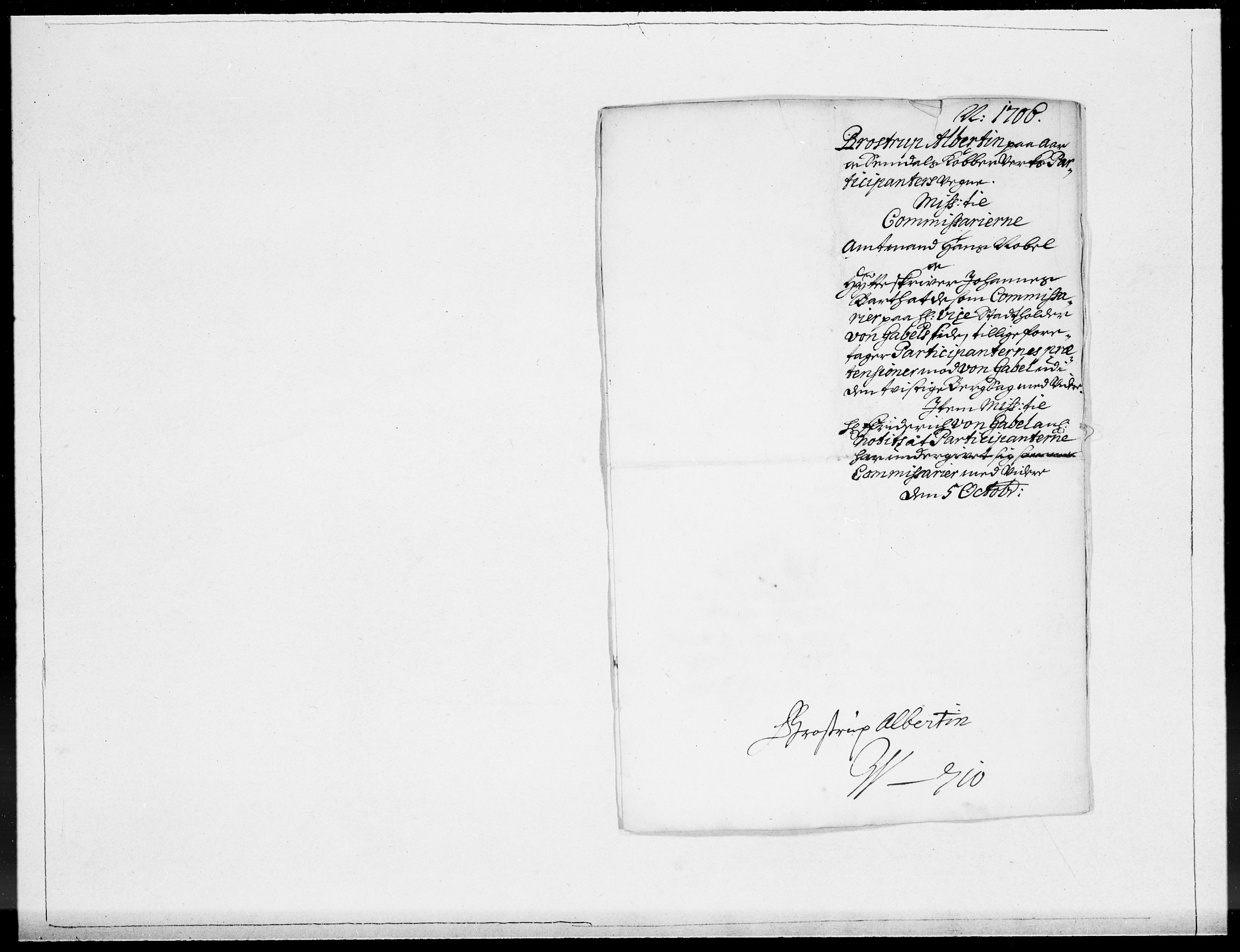 Danske Kanselli 1572-1799, AV/RA-EA-3023/F/Fc/Fcc/Fcca/L0060: Norske innlegg 1572-1799, Mgl. nov.-des., 1706, p. 576