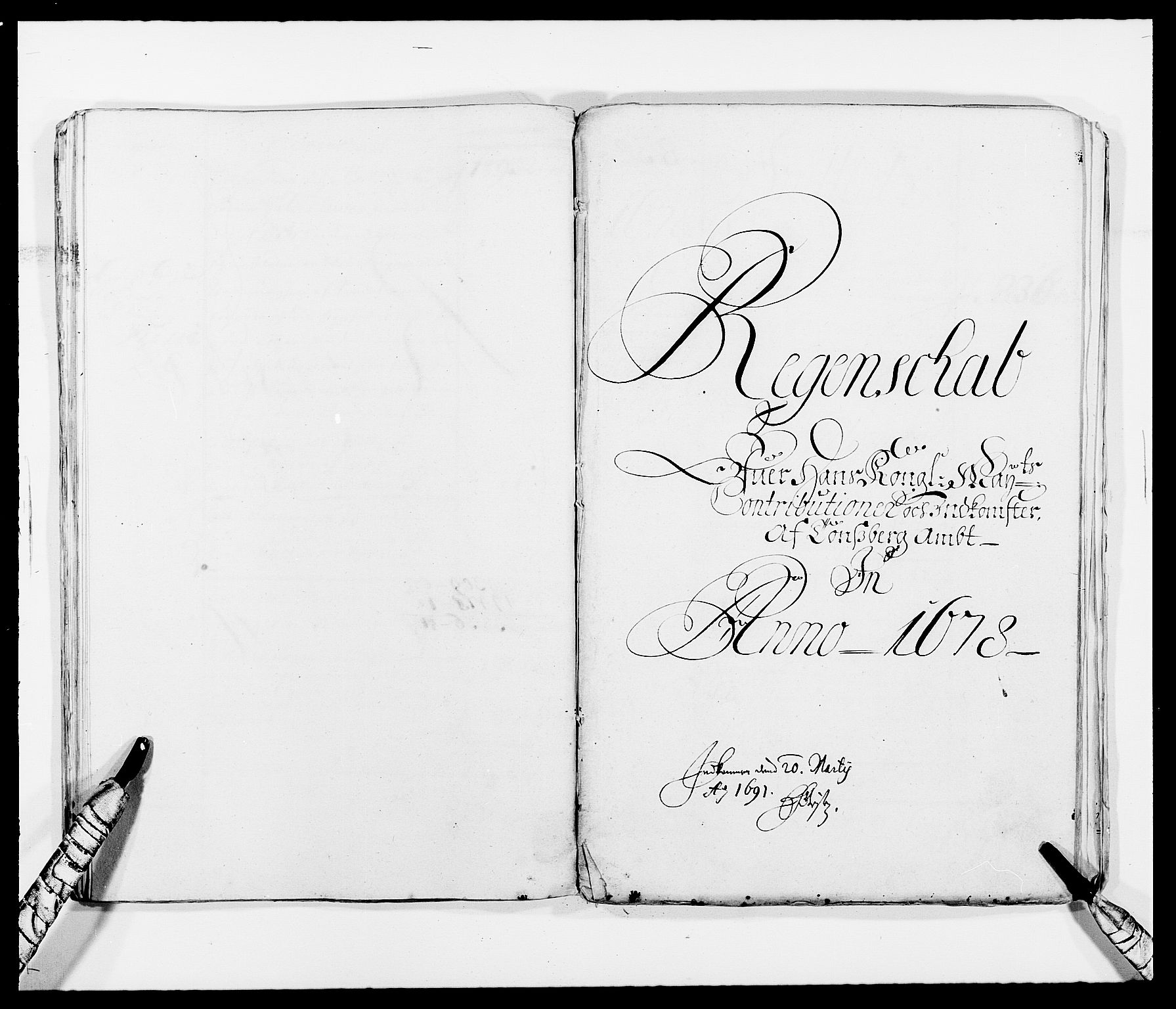Rentekammeret inntil 1814, Reviderte regnskaper, Fogderegnskap, RA/EA-4092/R32/L1845: Fogderegnskap Jarlsberg grevskap, 1676-1678, p. 36