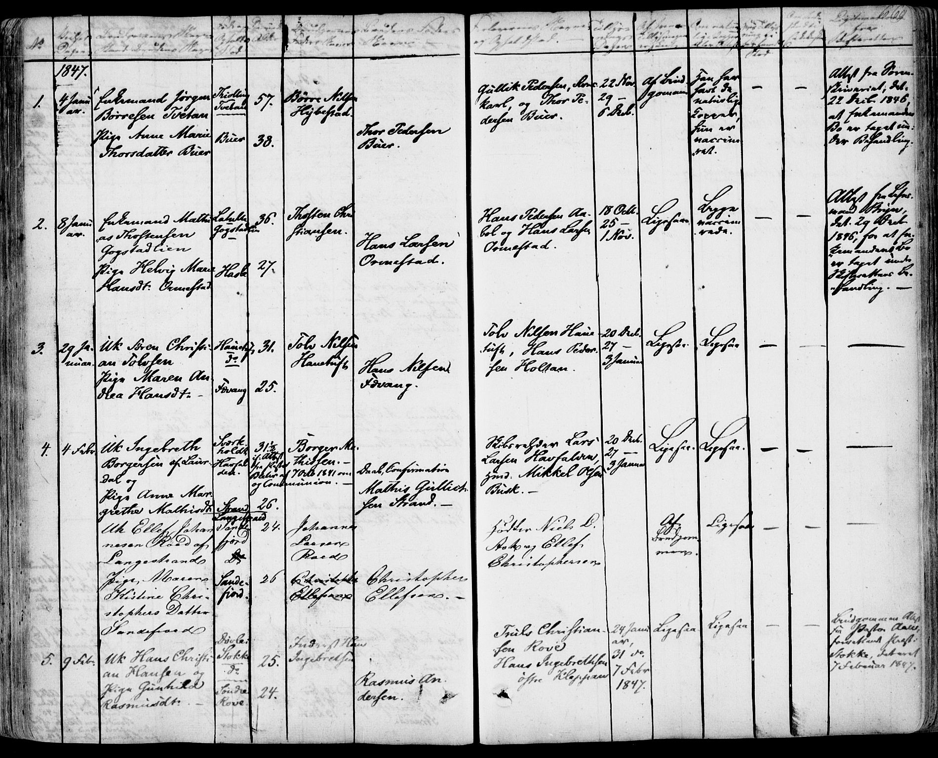 Sandar kirkebøker, SAKO/A-243/F/Fa/L0005: Parish register (official) no. 5, 1832-1847, p. 668-669