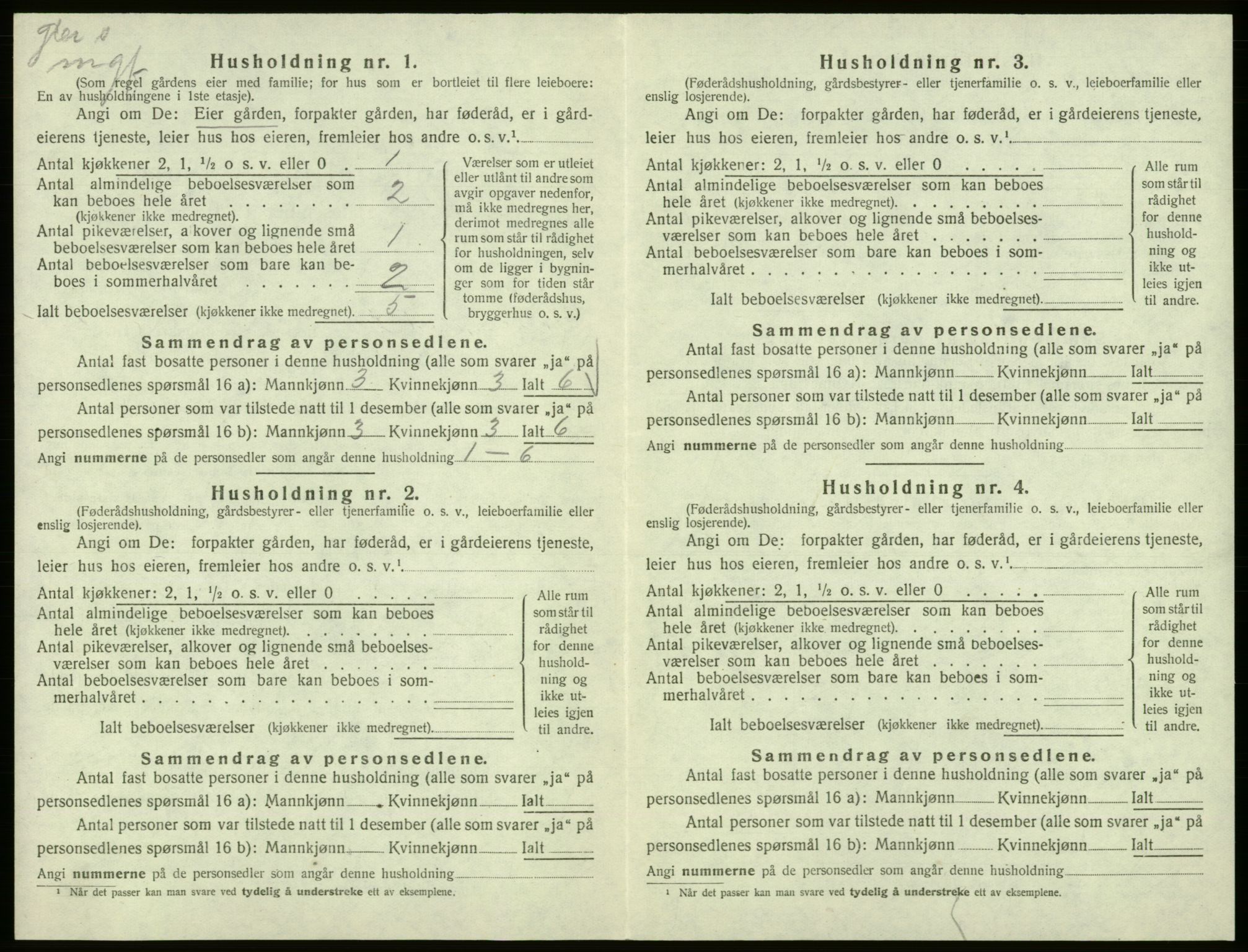 SAB, 1920 census for Hålandsdal, 1920, p. 151