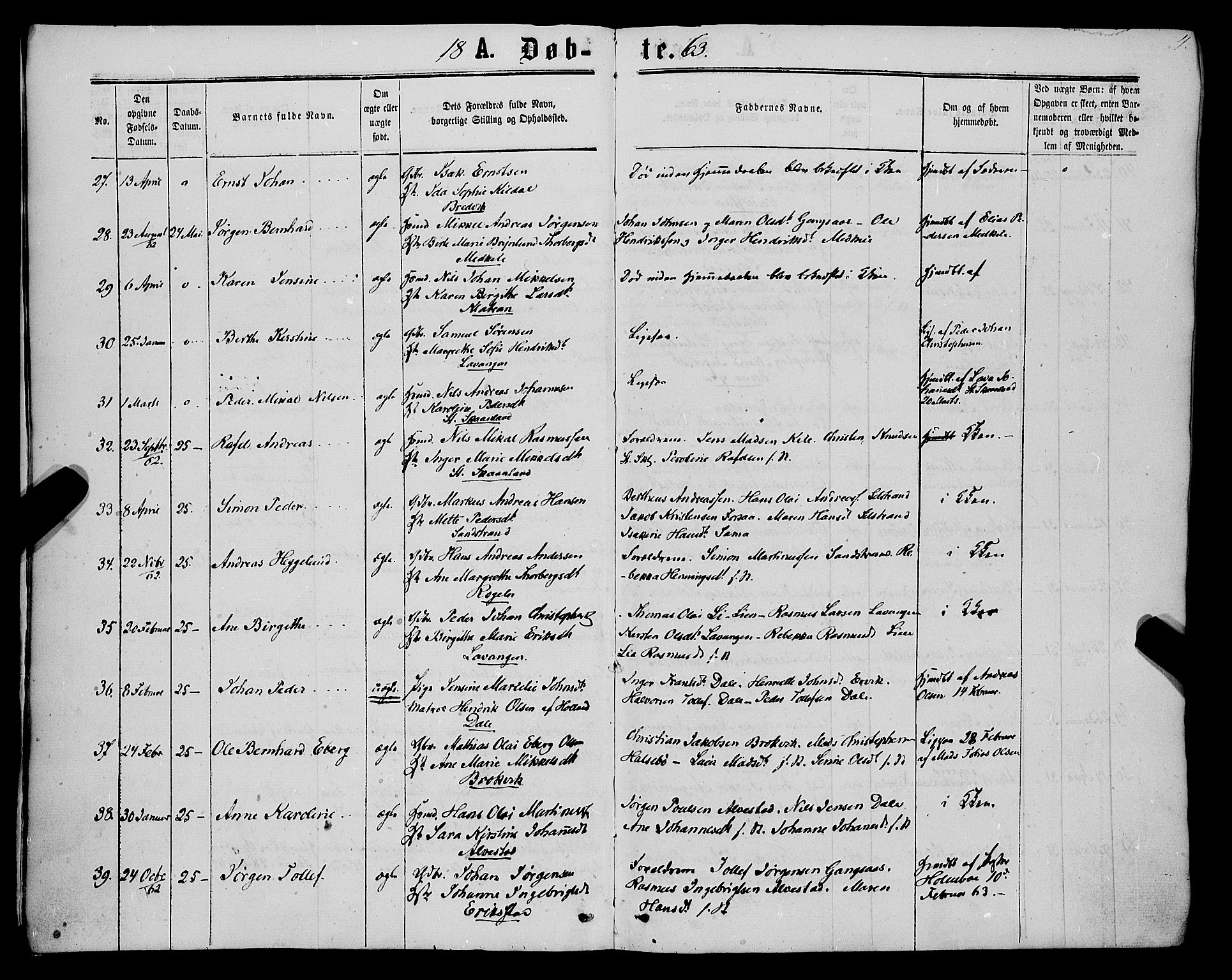 Trondenes sokneprestkontor, SATØ/S-1319/H/Ha/L0012kirke: Parish register (official) no. 12, 1863-1870, p. 4