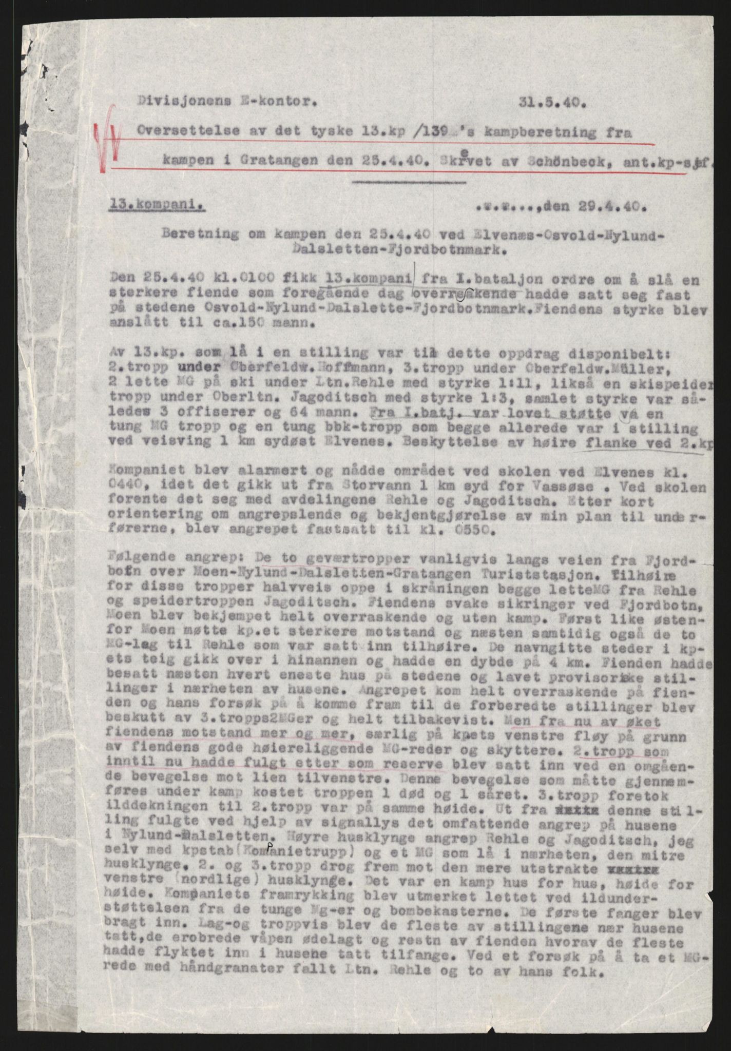 Forsvaret, Forsvarets krigshistoriske avdeling, AV/RA-RAFA-2017/Y/Yb/L0138: II-C-11-605-609  -  6. Divisjon, 1940-1980, p. 227