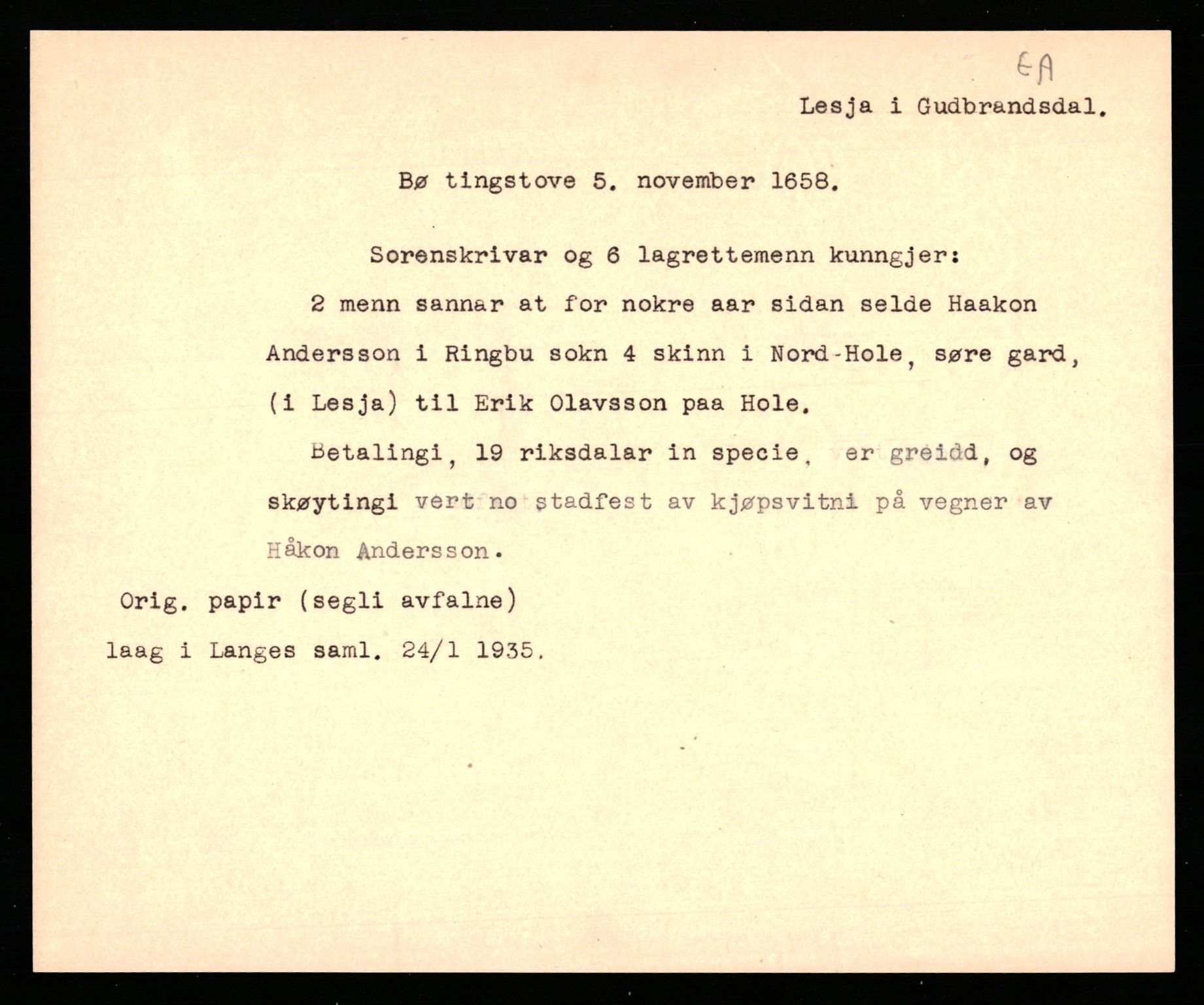 Riksarkivets diplomsamling, AV/RA-EA-5965/F35/F35b/L0010: Riksarkivets diplomer, seddelregister, 1656-1670, p. 179