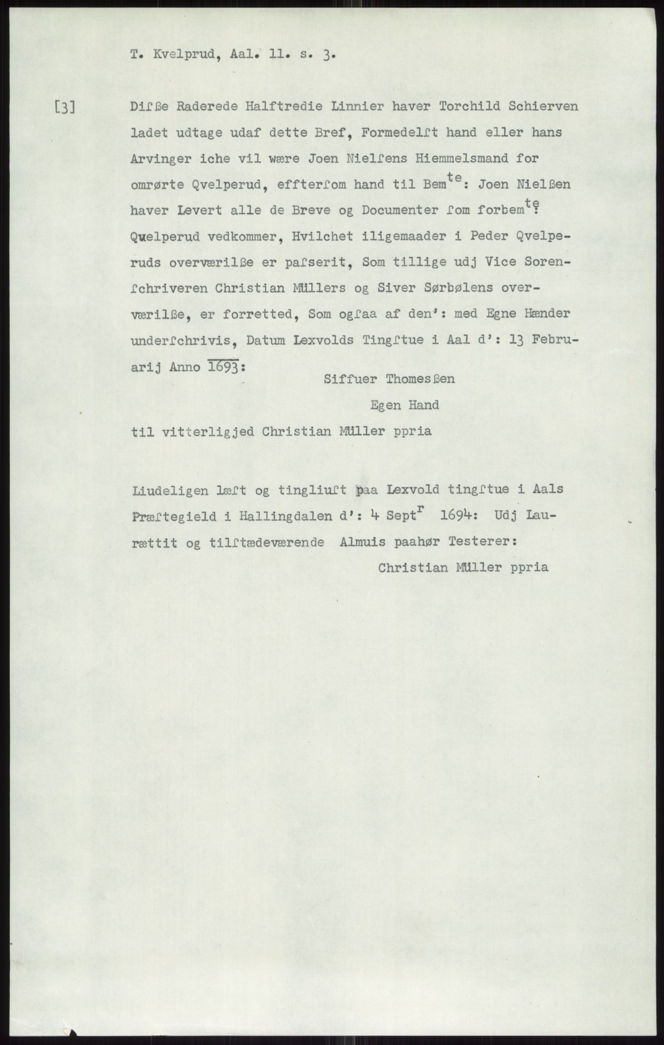 Samlinger til kildeutgivelse, Diplomavskriftsamlingen, AV/RA-EA-4053/H/Ha, p. 1047