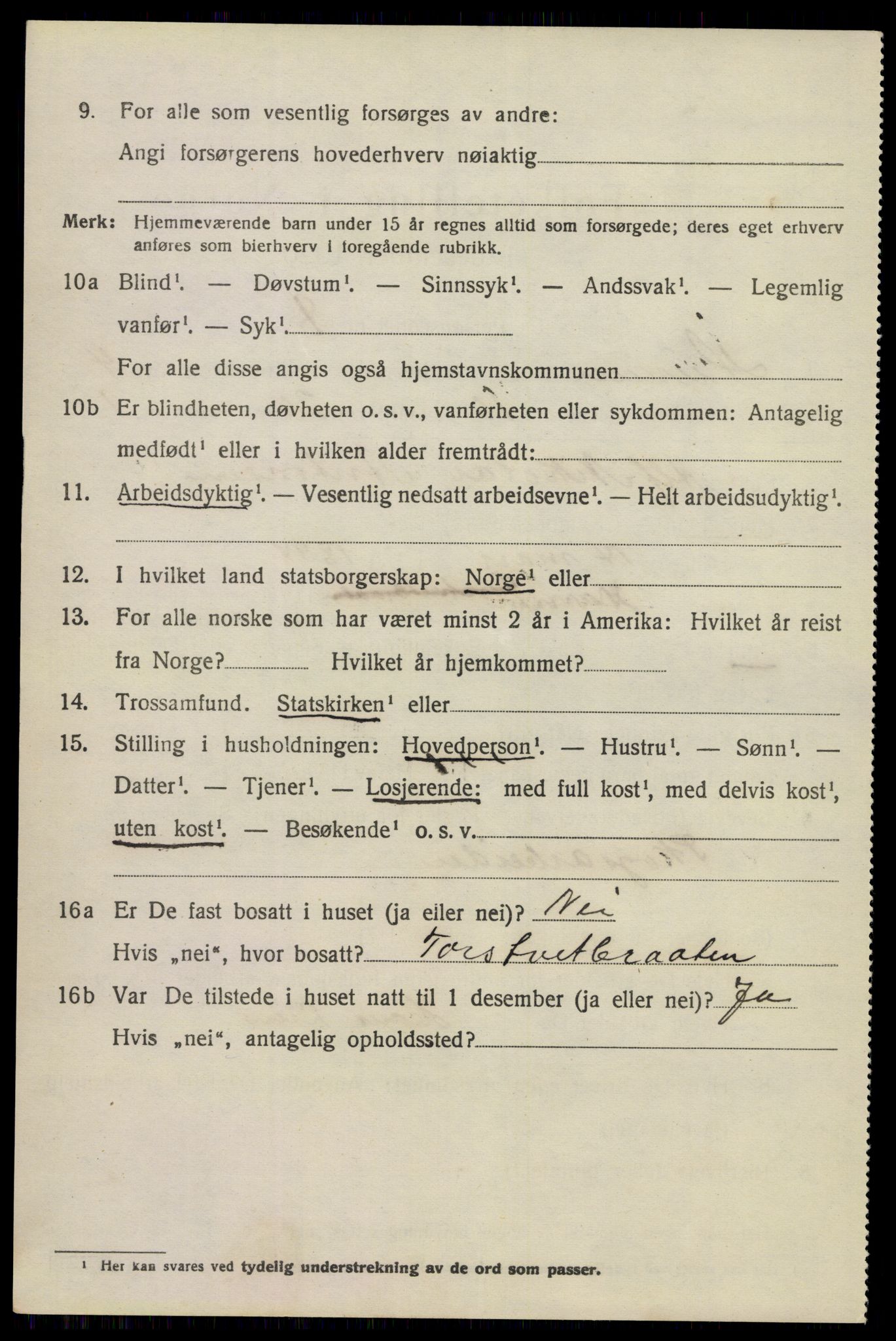 SAKO, 1920 census for Hurum, 1920, p. 5921