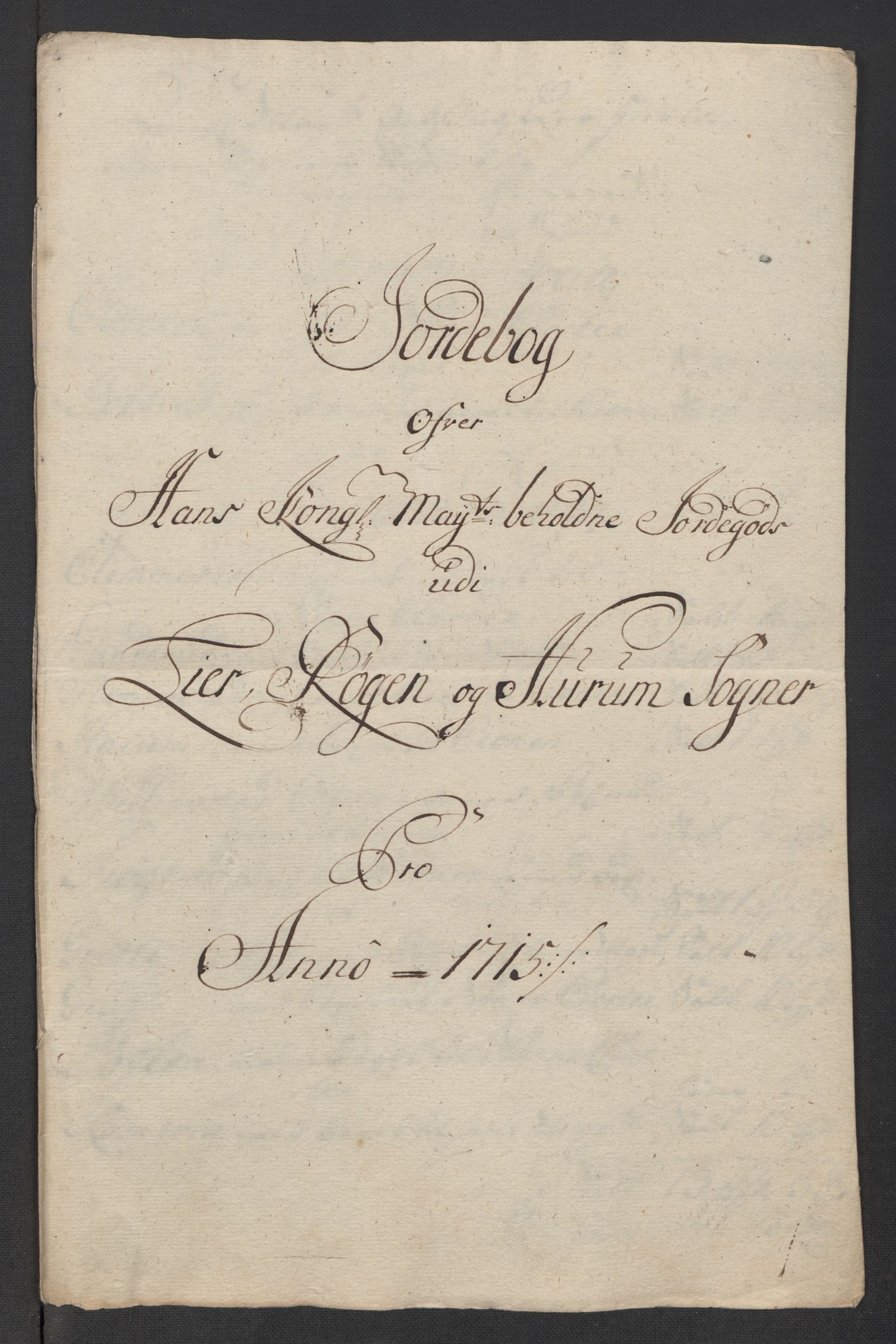 Rentekammeret inntil 1814, Reviderte regnskaper, Fogderegnskap, RA/EA-4092/R31/L1710: Fogderegnskap Hurum, Røyken, Eiker, Lier og Buskerud, 1715-1716, p. 94
