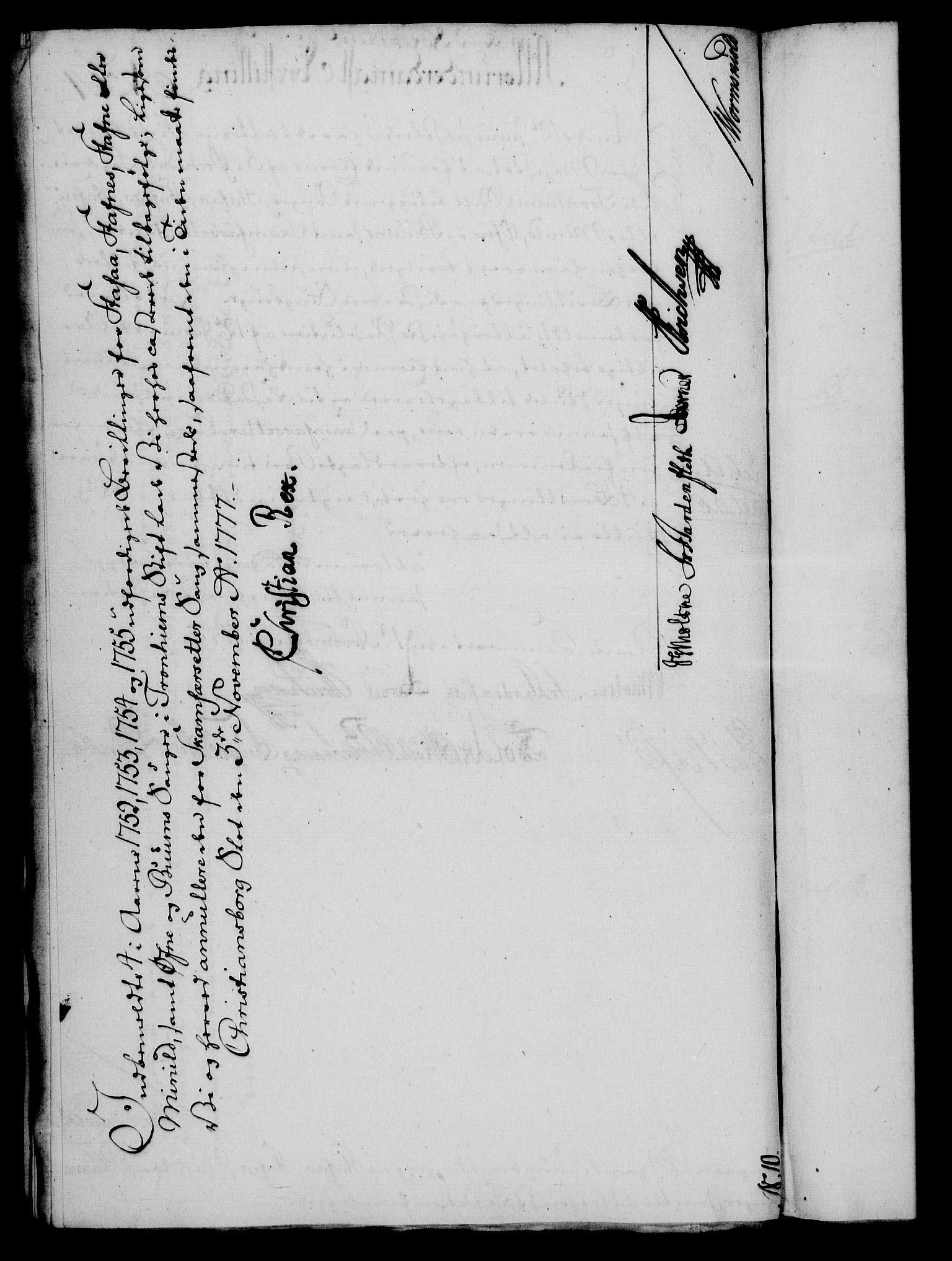 Rentekammeret, Kammerkanselliet, RA/EA-3111/G/Gf/Gfa/L0059: Norsk relasjons- og resolusjonsprotokoll (merket RK 52.59), 1777, p. 329