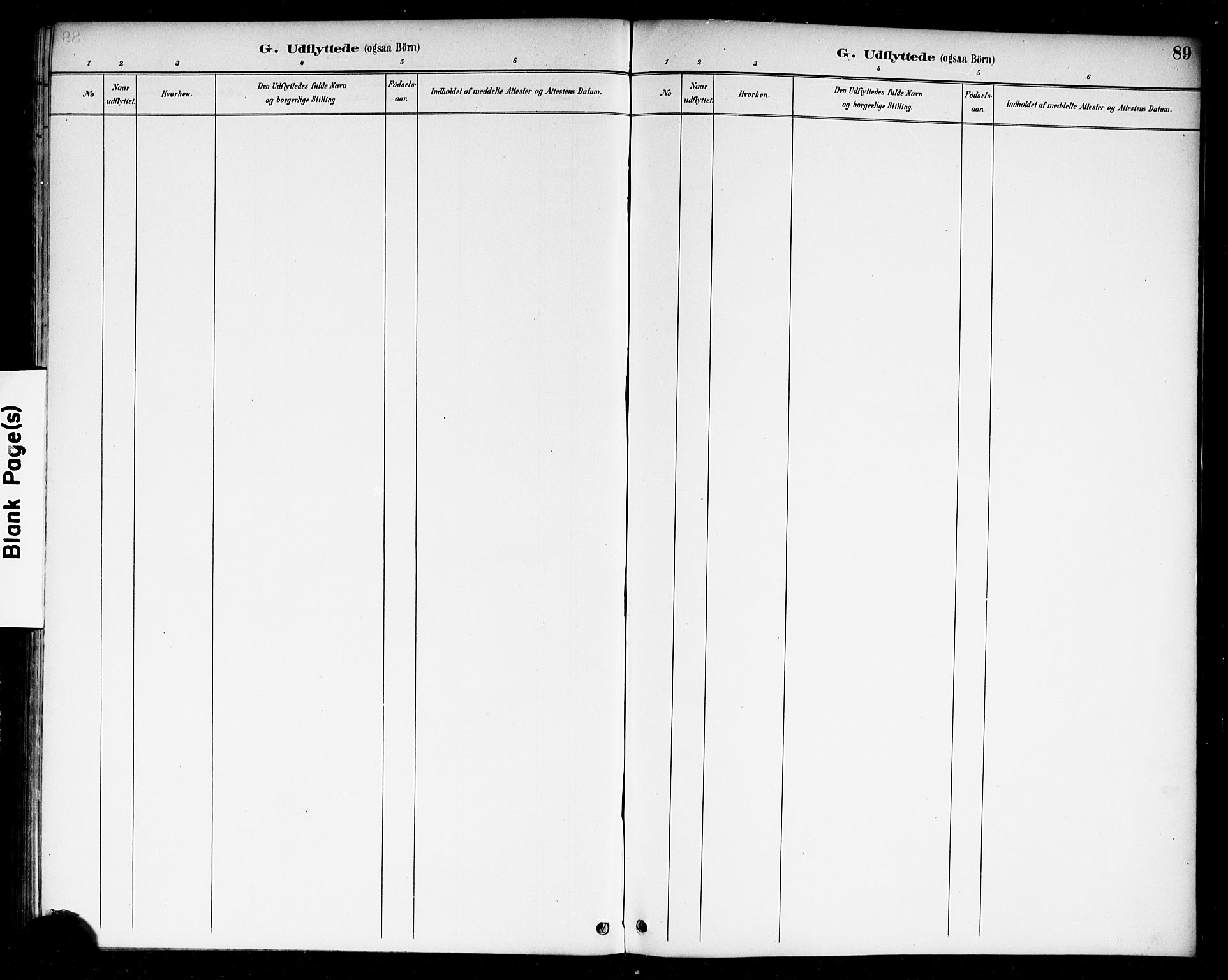 Berg prestekontor Kirkebøker, AV/SAO-A-10902/F/Fc/L0002: Parish register (official) no. III 2, 1888-1901, p. 89