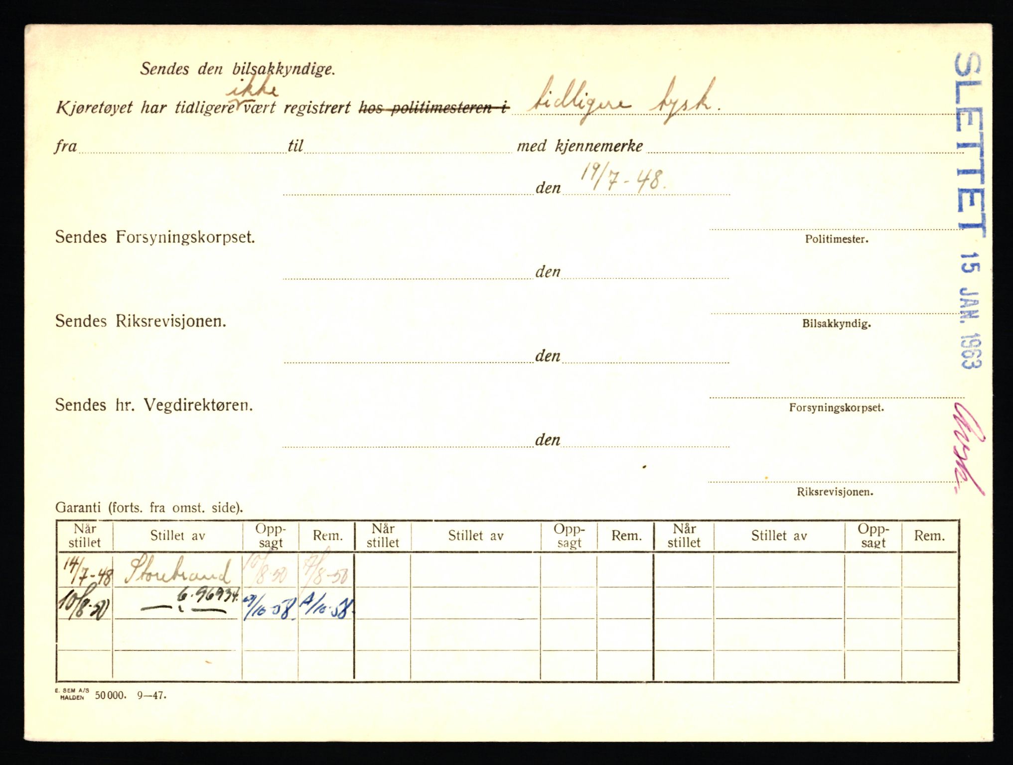 Stavanger trafikkstasjon, AV/SAST-A-101942/0/F/L0026: L-14000 - L-14599, 1930-1971, p. 266