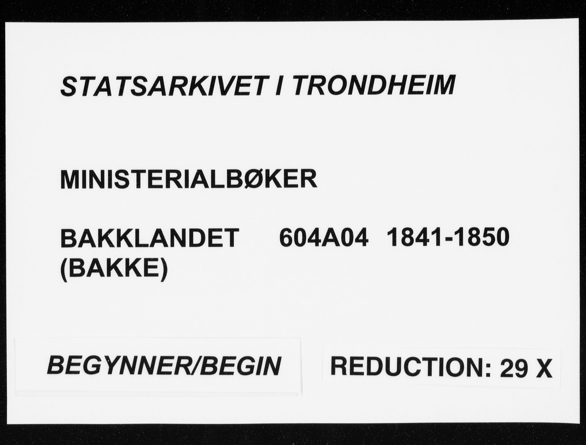 Ministerialprotokoller, klokkerbøker og fødselsregistre - Sør-Trøndelag, AV/SAT-A-1456/604/L0183: Parish register (official) no. 604A04, 1841-1850