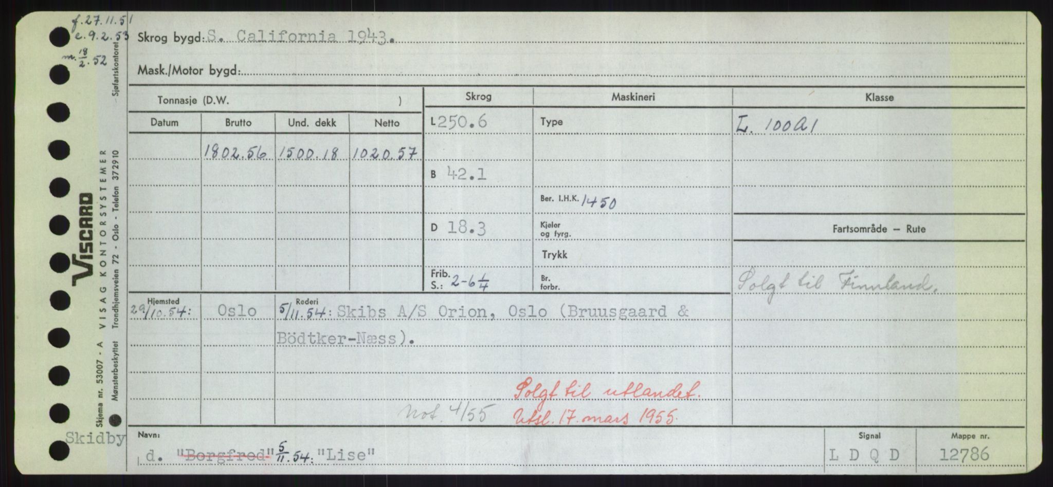 Sjøfartsdirektoratet med forløpere, Skipsmålingen, RA/S-1627/H/Hd/L0023: Fartøy, Lia-Løv, p. 197