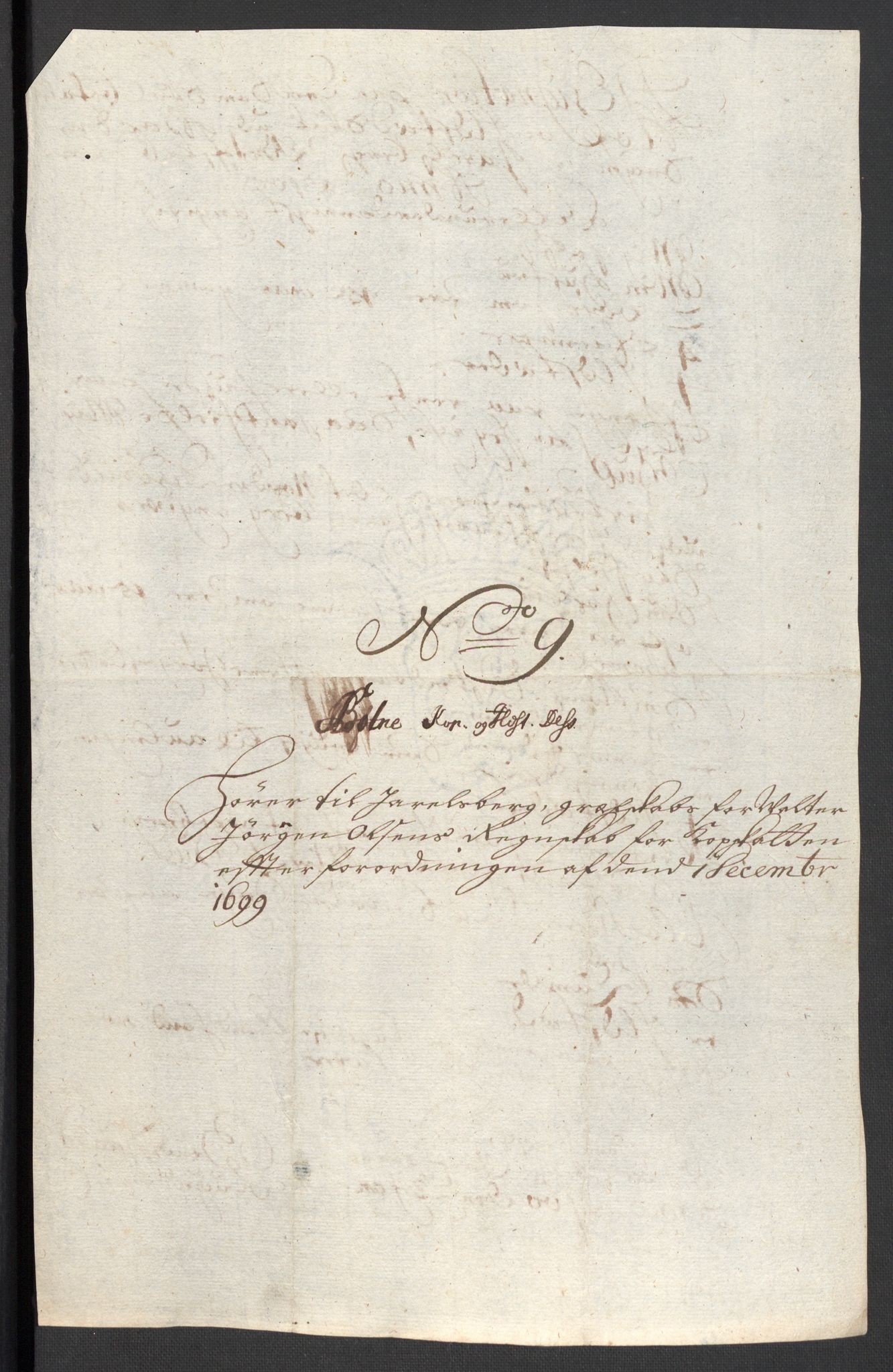 Rentekammeret inntil 1814, Reviderte regnskaper, Fogderegnskap, RA/EA-4092/R32/L1869: Fogderegnskap Jarlsberg grevskap, 1700-1701, p. 144
