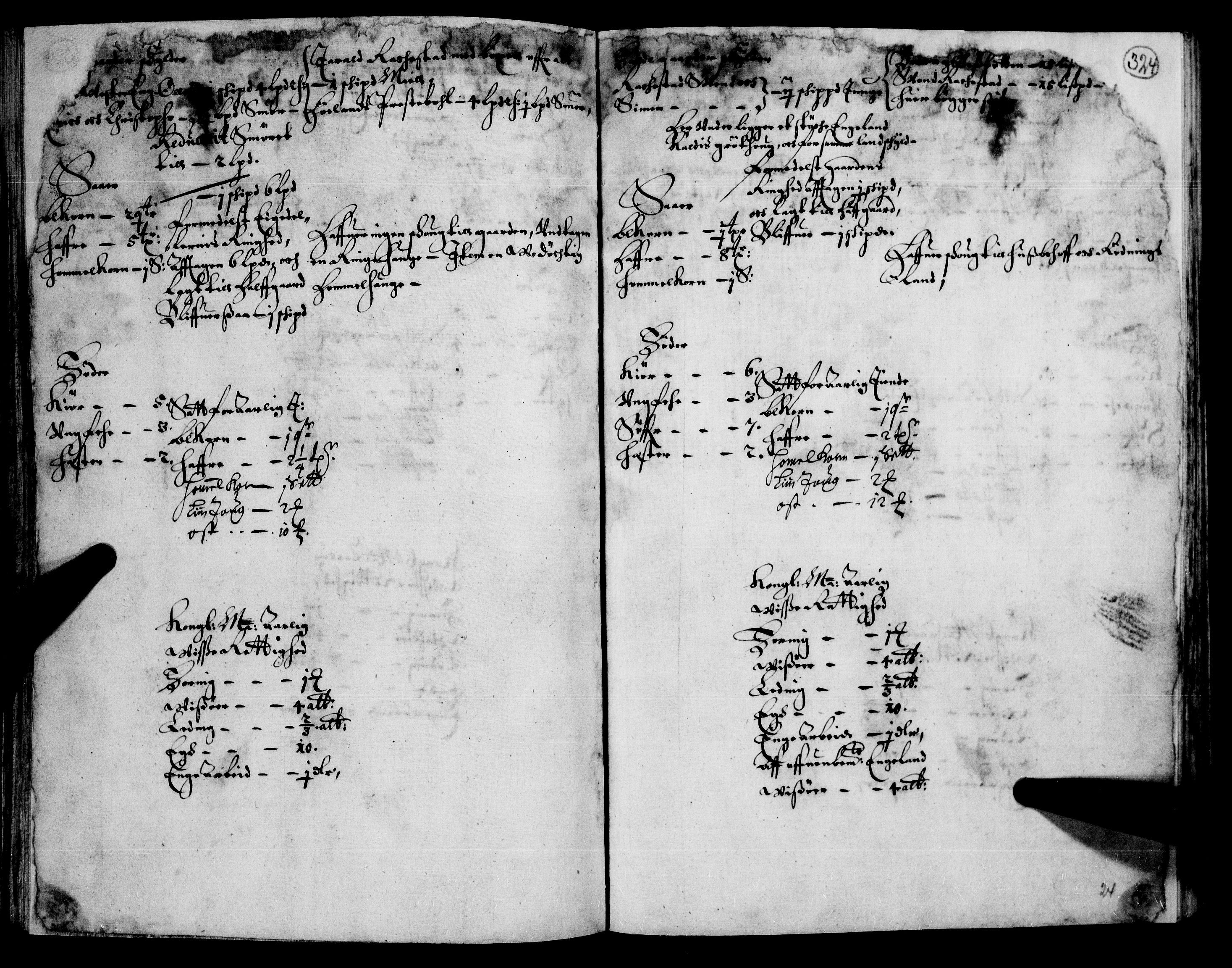 Rentekammeret inntil 1814, Realistisk ordnet avdeling, AV/RA-EA-4070/N/Nb/Nba/L0008: Nedre Romerike fogderi, 2. del, 1666, p. 323b-324a