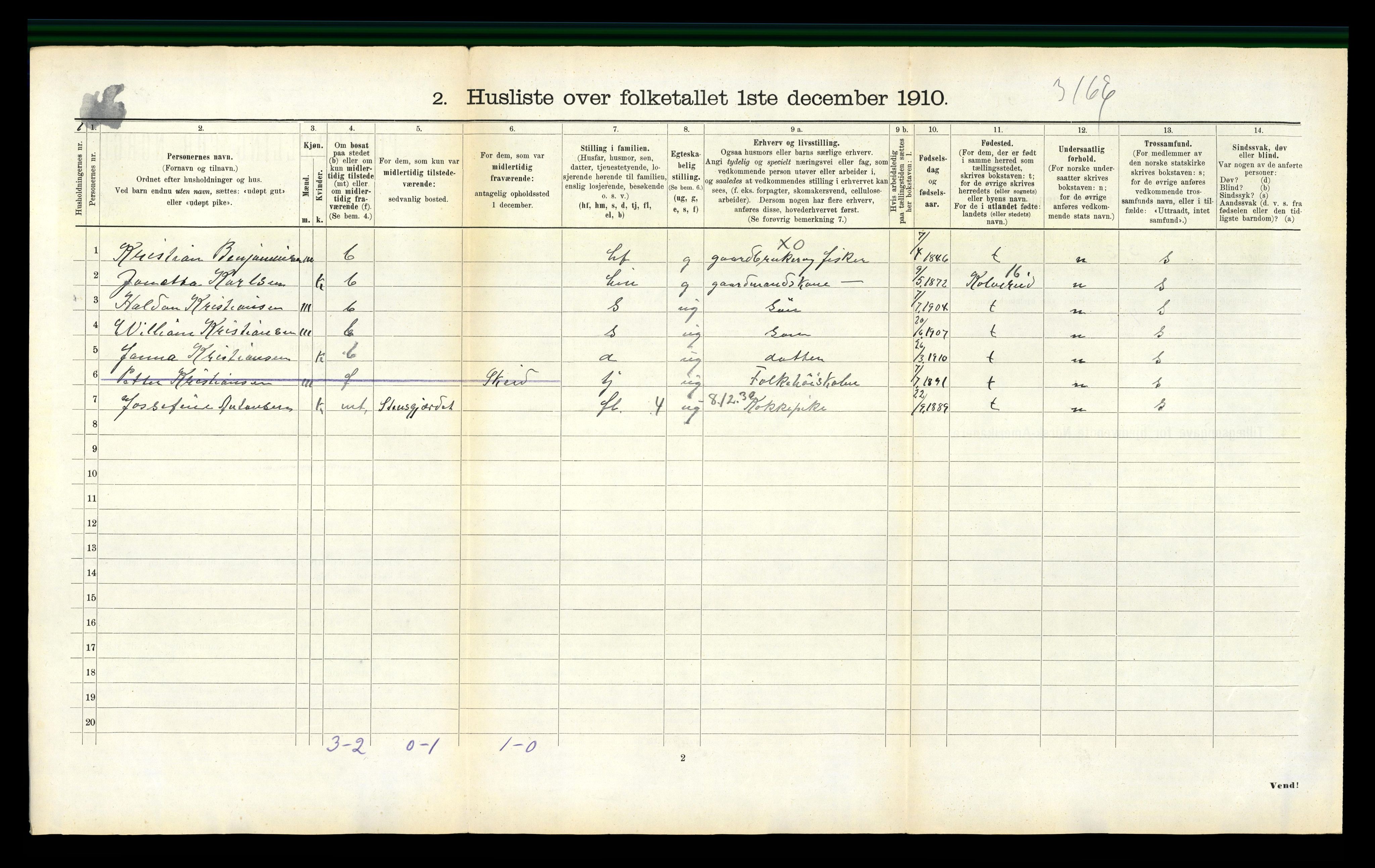 RA, 1910 census for Leka, 1910, p. 297