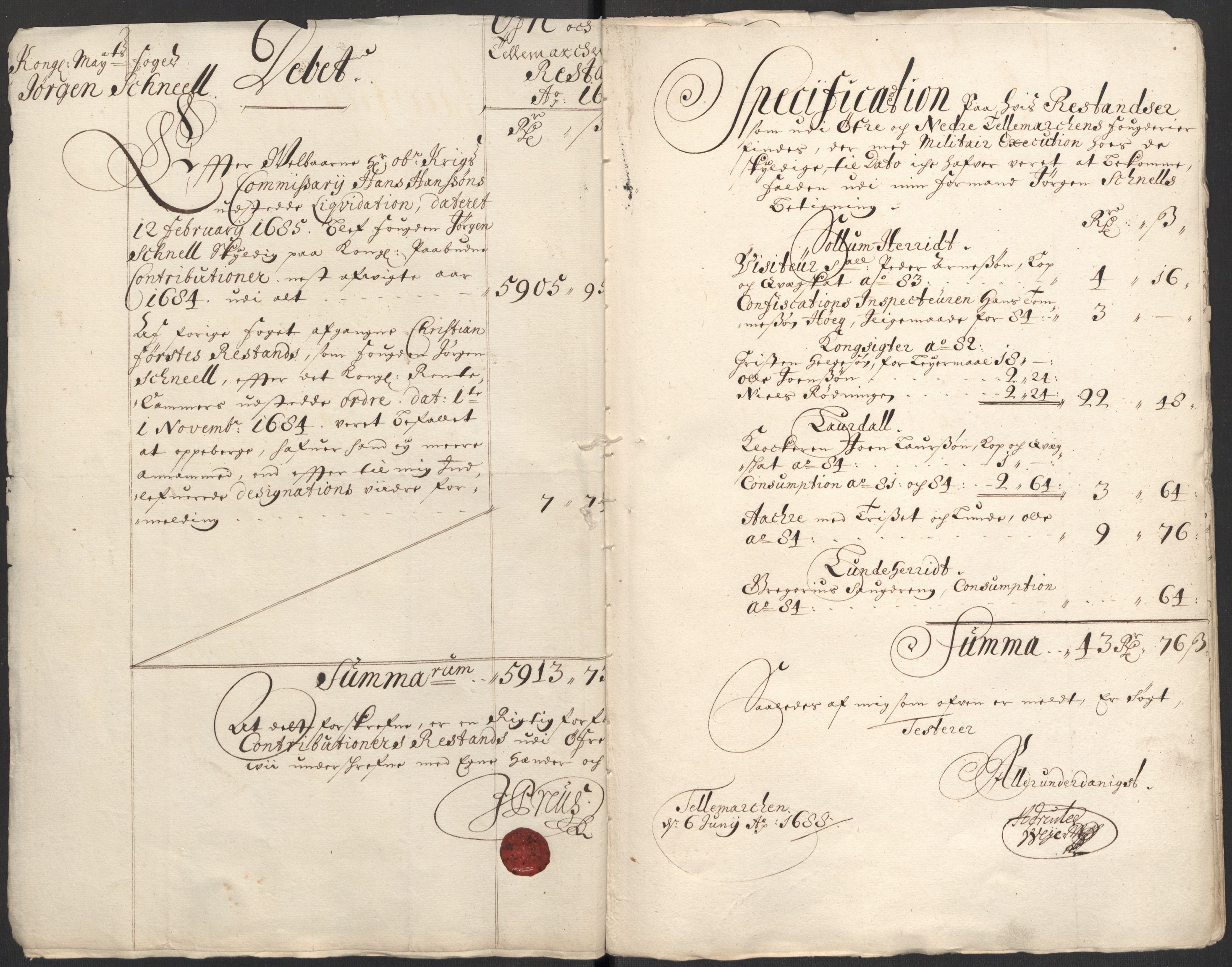 Rentekammeret inntil 1814, Reviderte regnskaper, Fogderegnskap, RA/EA-4092/R35/L2088: Fogderegnskap Øvre og Nedre Telemark, 1687-1689, p. 97