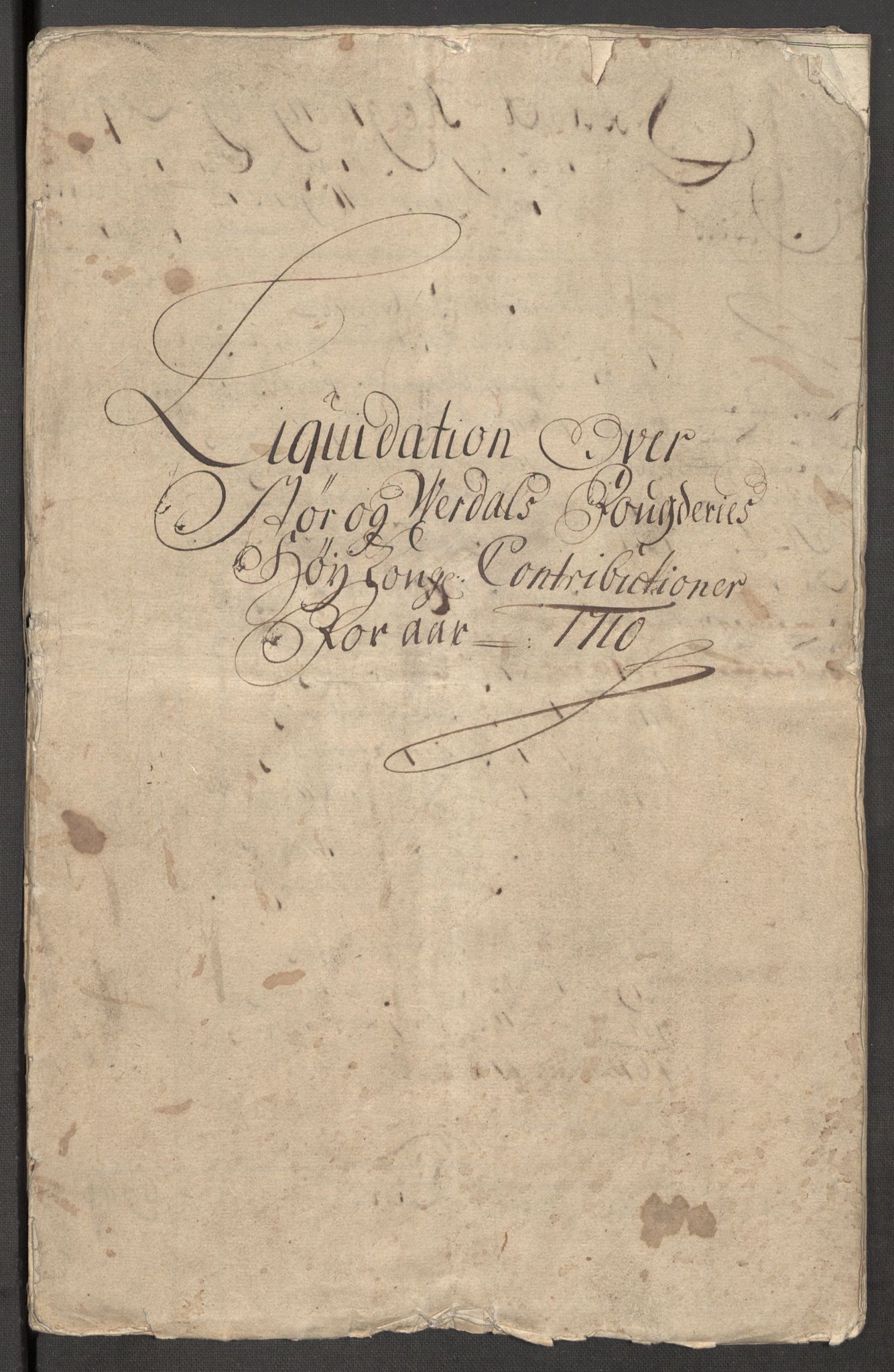 Rentekammeret inntil 1814, Reviderte regnskaper, Fogderegnskap, AV/RA-EA-4092/R62/L4200: Fogderegnskap Stjørdal og Verdal, 1710, p. 10