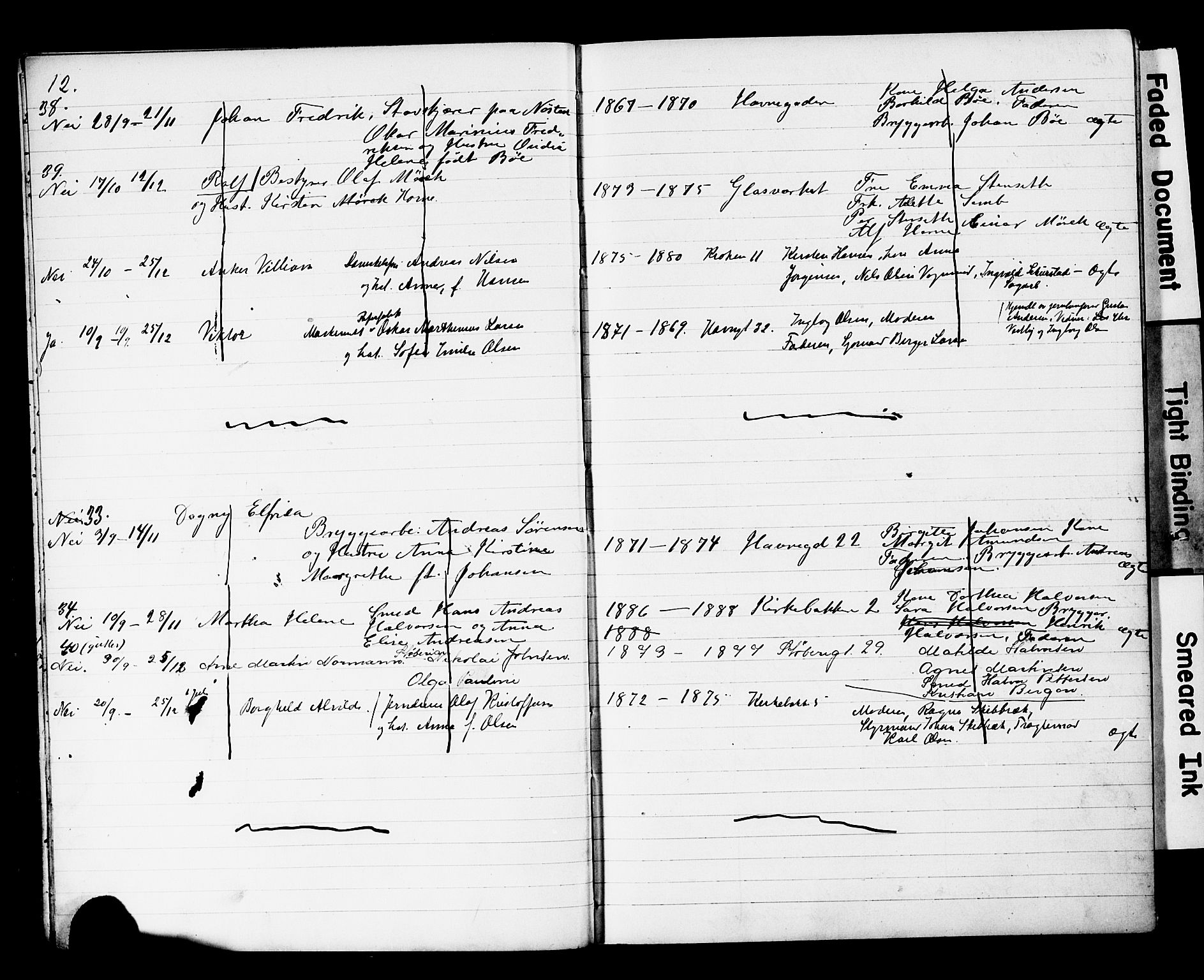 Strømsø kirkebøker, SAKO/A-246/Y/Yb/L0002: Parish register draft no. II 2, 1907-1915, p. 12