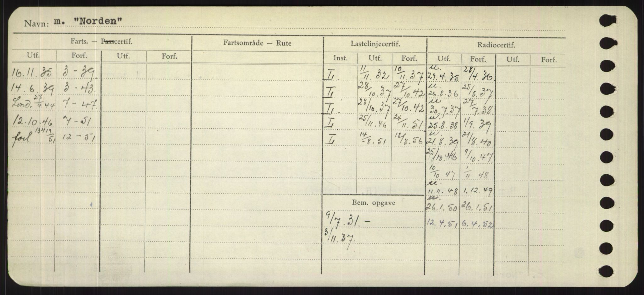 Sjøfartsdirektoratet med forløpere, Skipsmålingen, AV/RA-S-1627/H/Hd/L0026: Fartøy, N-Norhol, p. 442