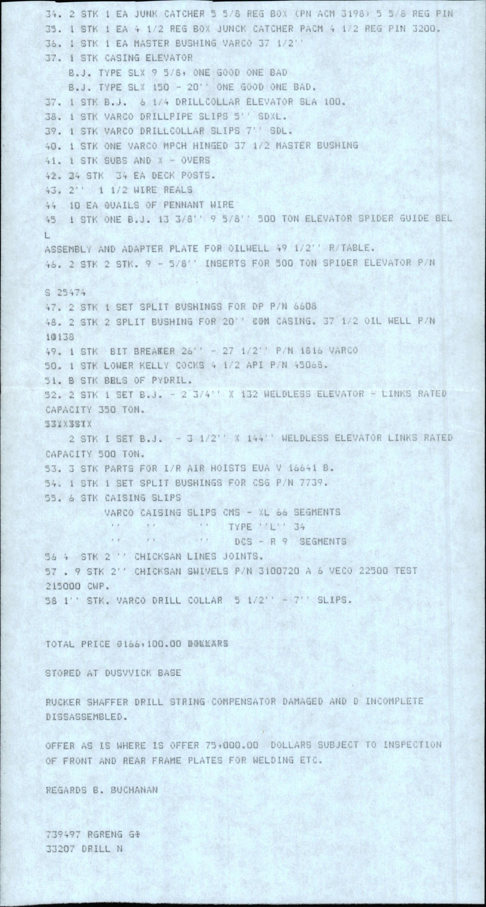 Pa 1503 - Stavanger Drilling AS, AV/SAST-A-101906/2/E/Eb/Eba/L0018: Alexander L. Kielland repair, 1976-1981