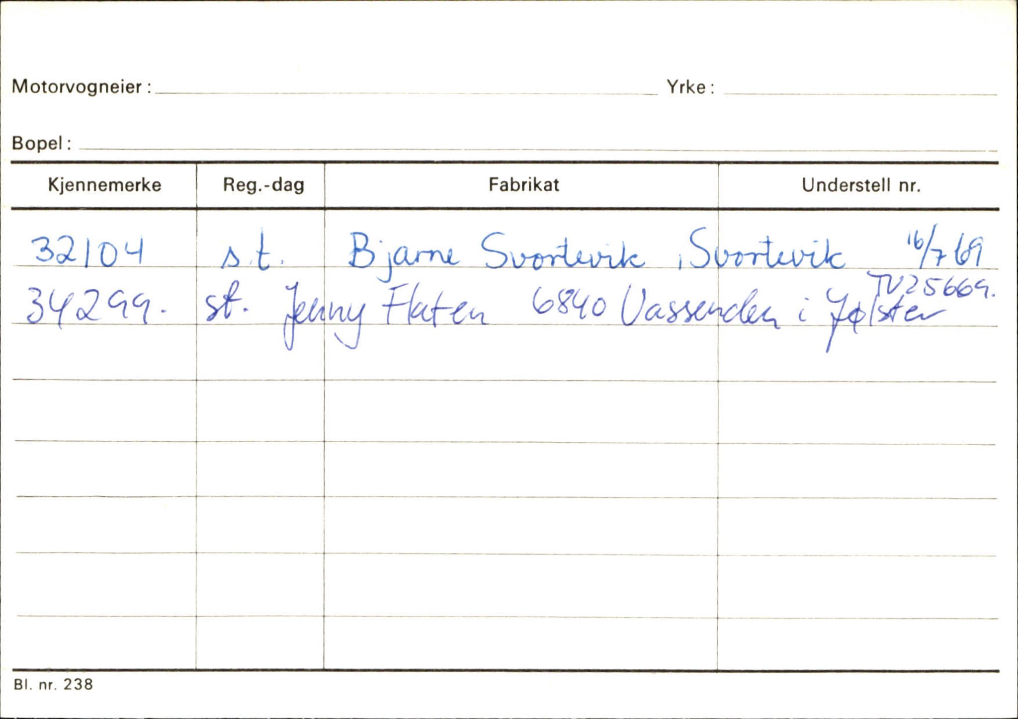 Statens vegvesen, Sogn og Fjordane vegkontor, AV/SAB-A-5301/4/F/L0132: Eigarregister Askvoll A-Å. Balestrand A-Å, 1945-1975, p. 1154