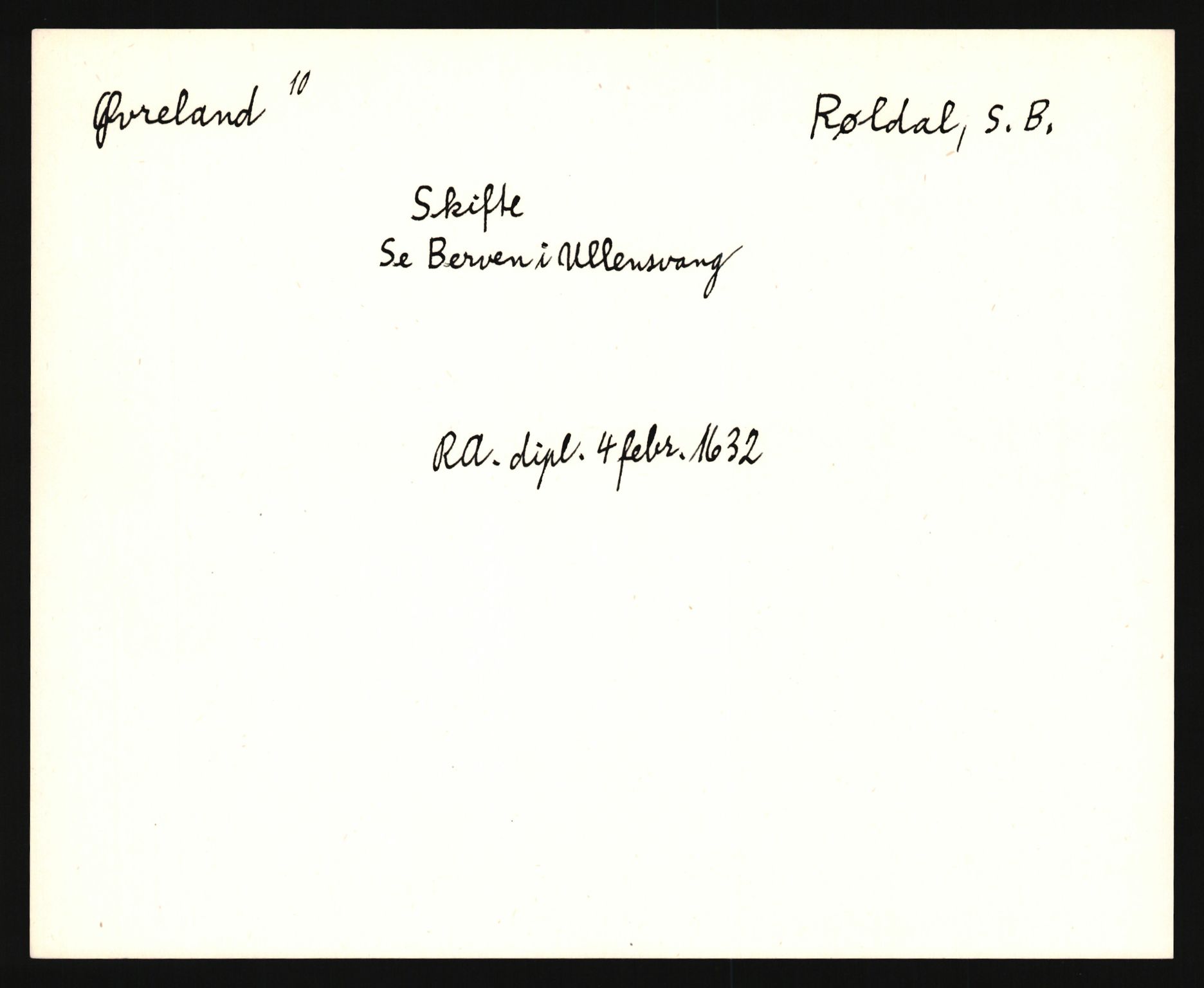 Riksarkivets diplomsamling, AV/RA-EA-5965/F35/F35e/L0029: Registreringssedler Hordaland 2, 1400-1700, p. 15