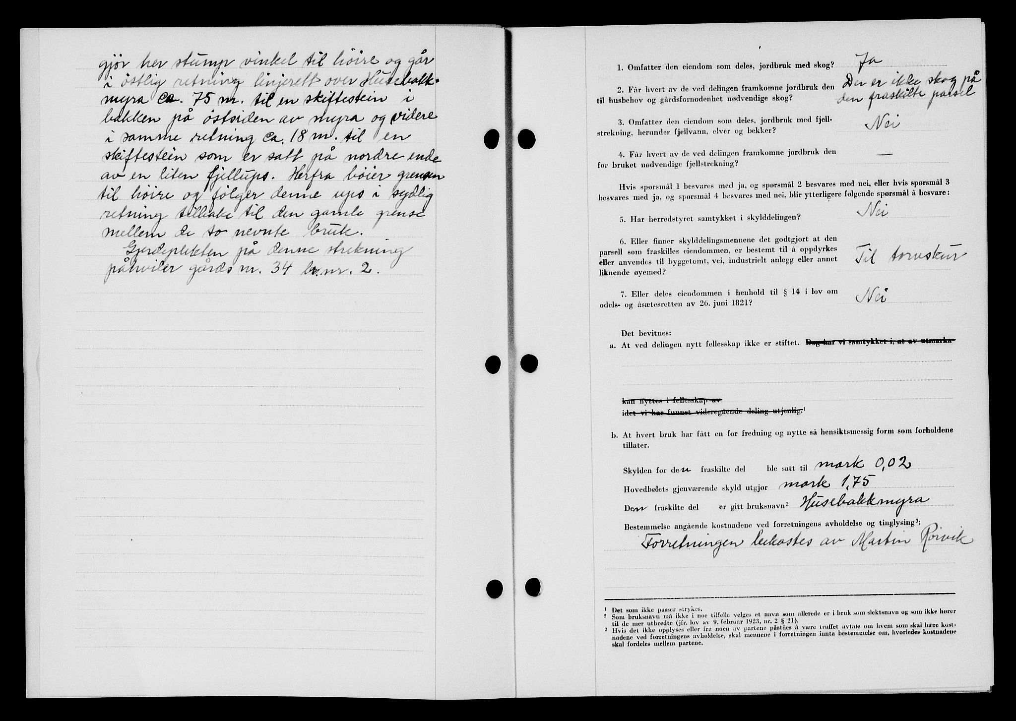 Flekkefjord sorenskriveri, AV/SAK-1221-0001/G/Gb/Gba/L0062: Mortgage book no. A-10, 1947-1947, Diary no: : 415/1947