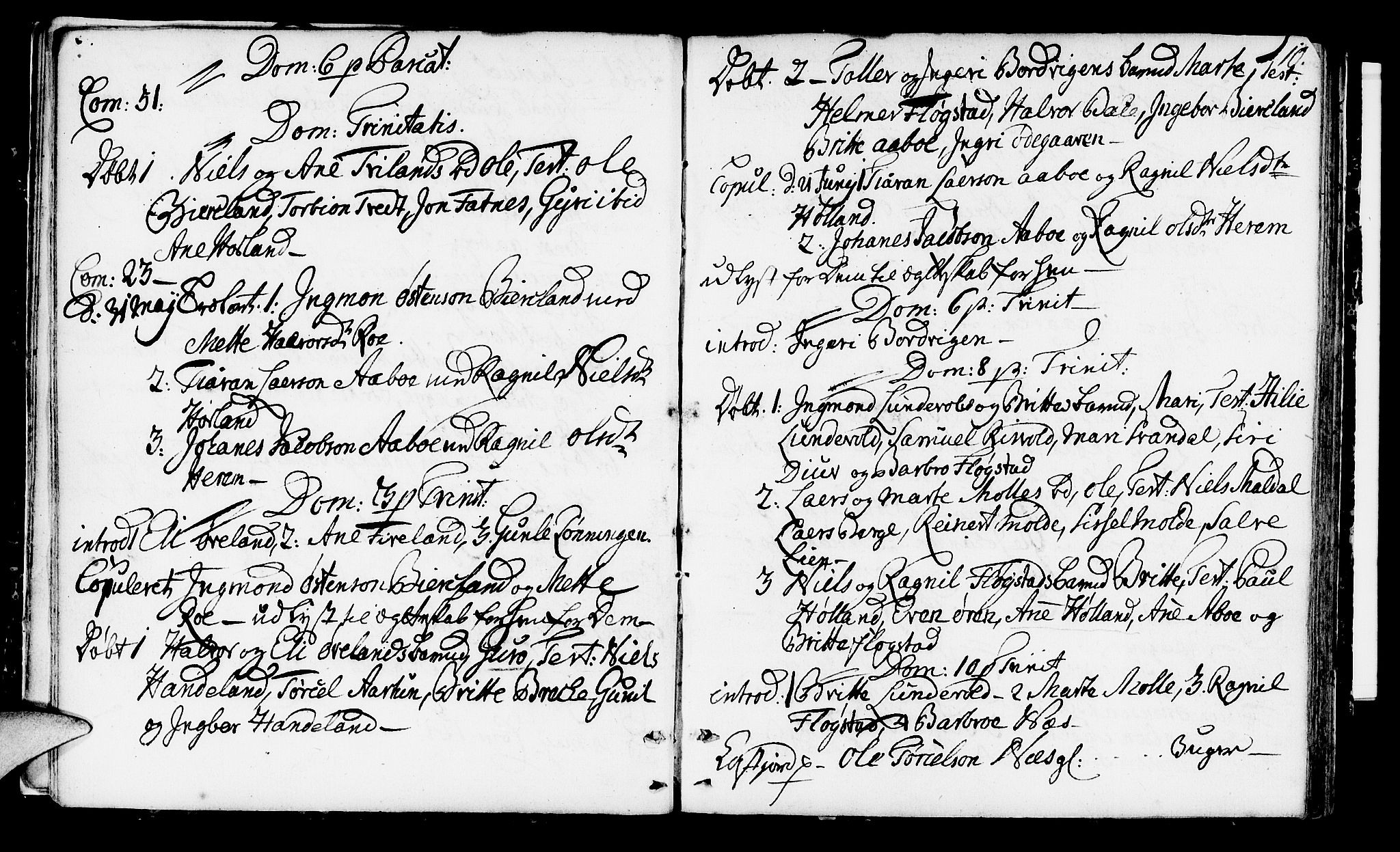 Suldal sokneprestkontor, SAST/A-101845/01/IV/L0002: Parish register (official) no. A 2, 1780-1808, p. 10