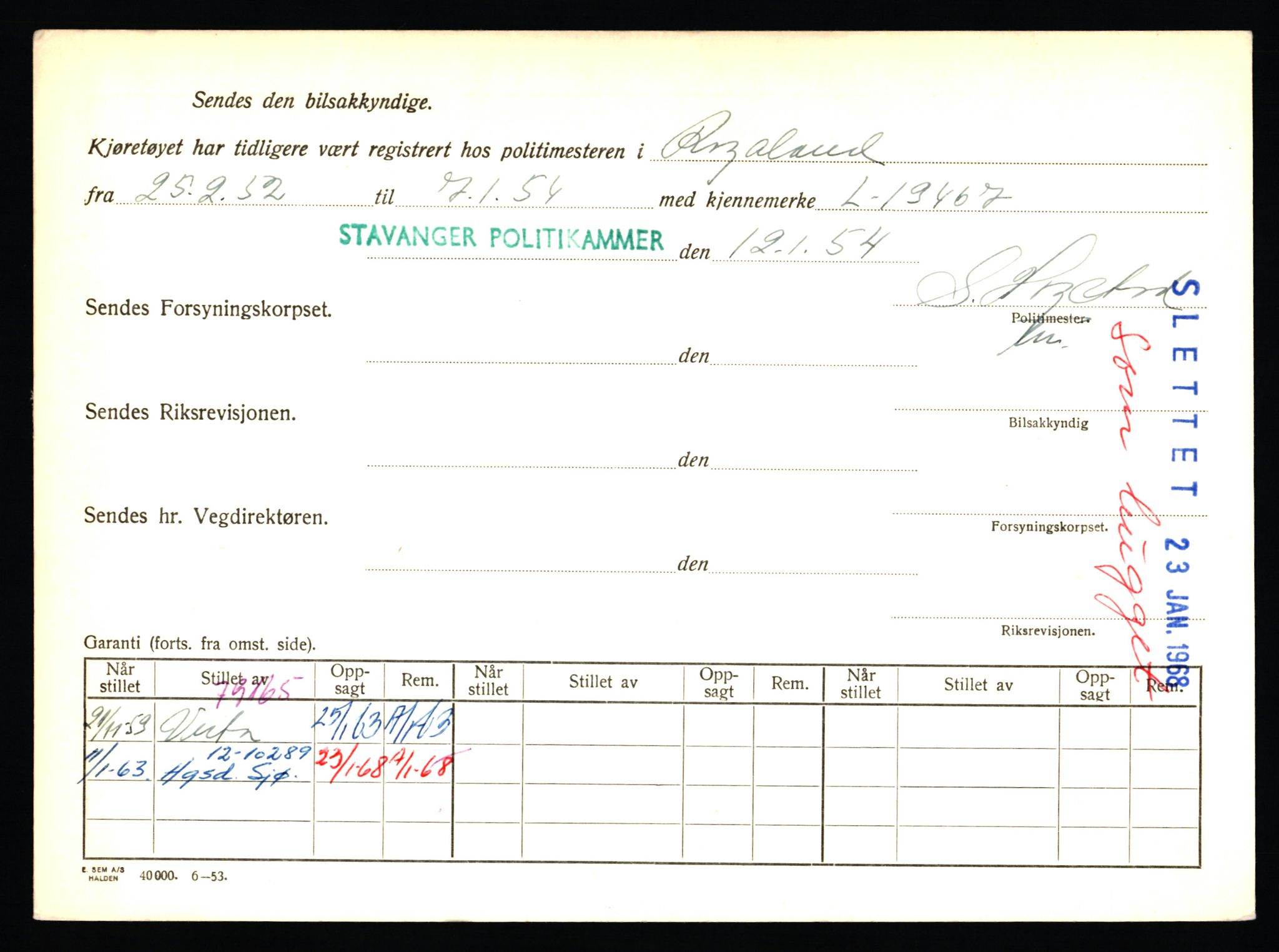 Stavanger trafikkstasjon, AV/SAST-A-101942/0/F/L0012: L-4200 - L-4699, 1930-1971, p. 208