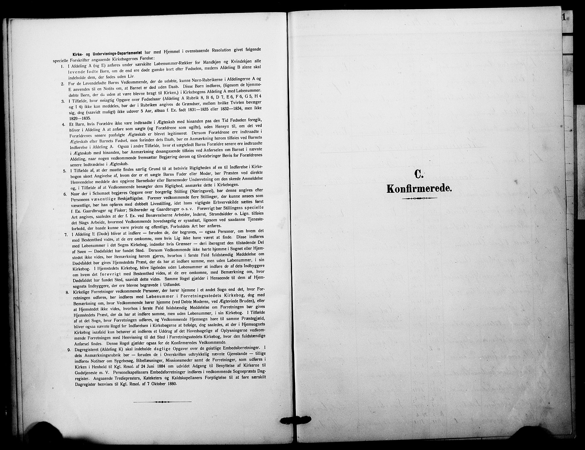 Gloppen sokneprestembete, SAB/A-80101/H/Hab/Habb/L0004: Parish register (copy) no. B 4, 1905-1930