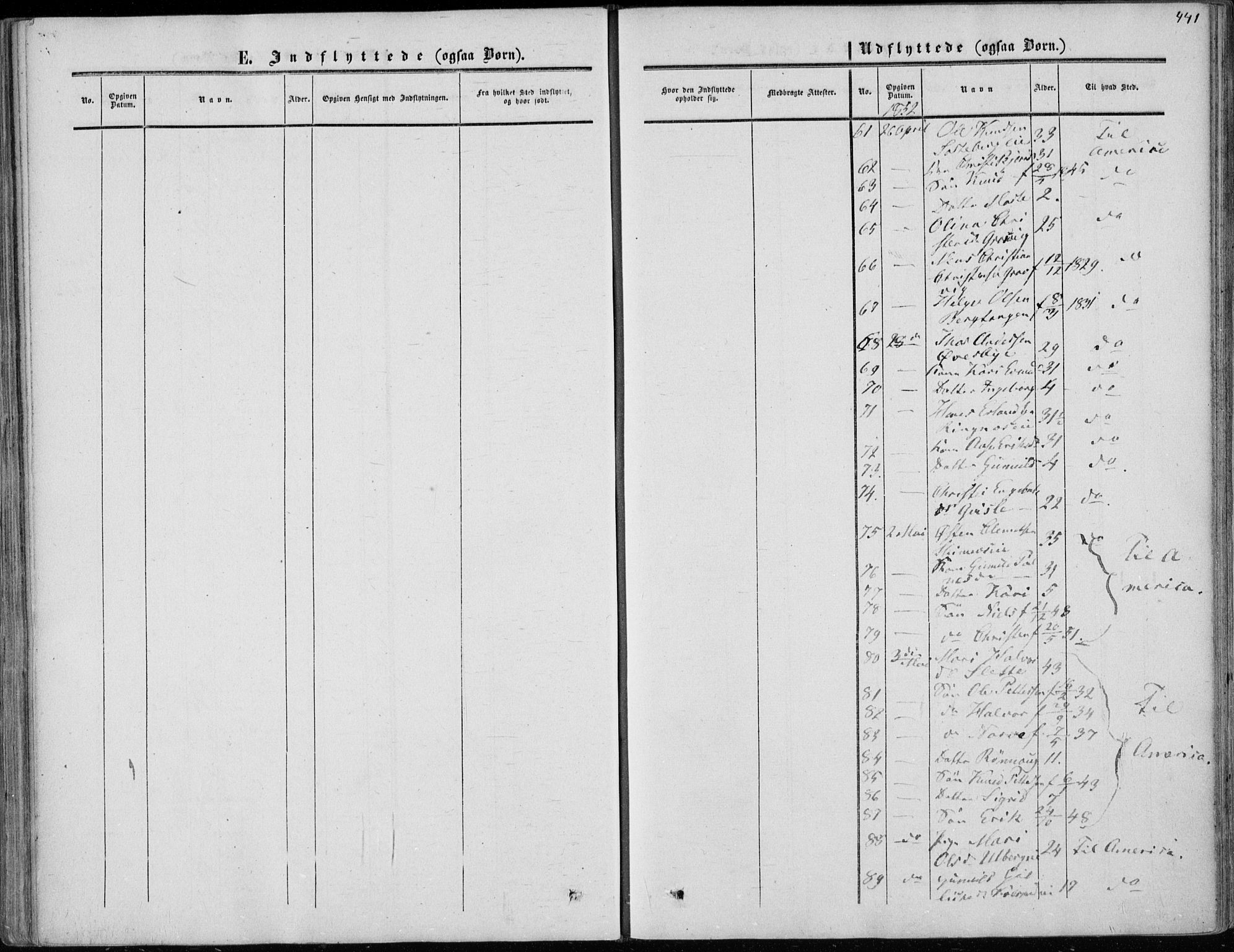 Sigdal kirkebøker, AV/SAKO-A-245/F/Fa/L0008: Parish register (official) no. I 8, 1850-1859, p. 441