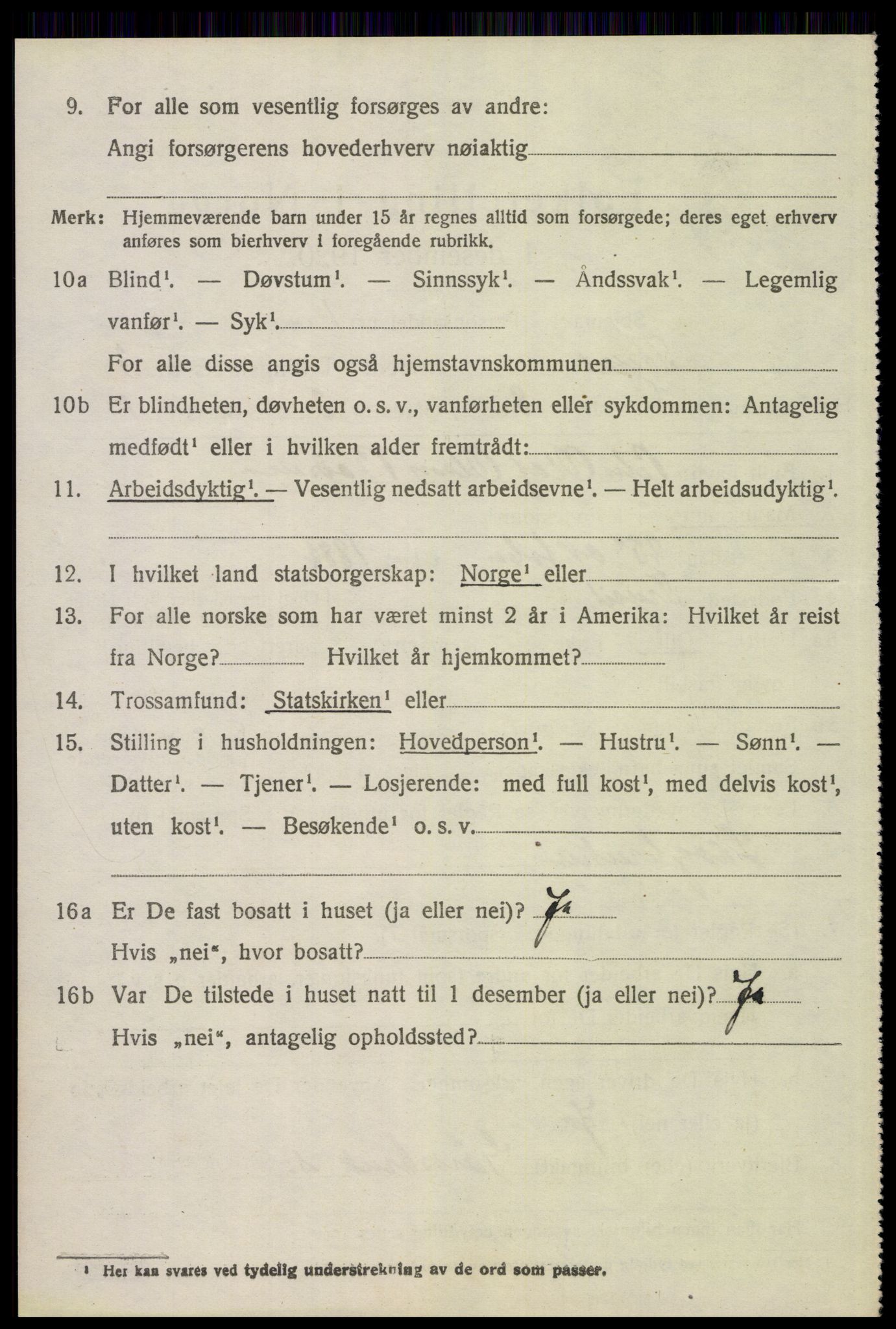 SAH, 1920 census for Trysil, 1920, p. 3566