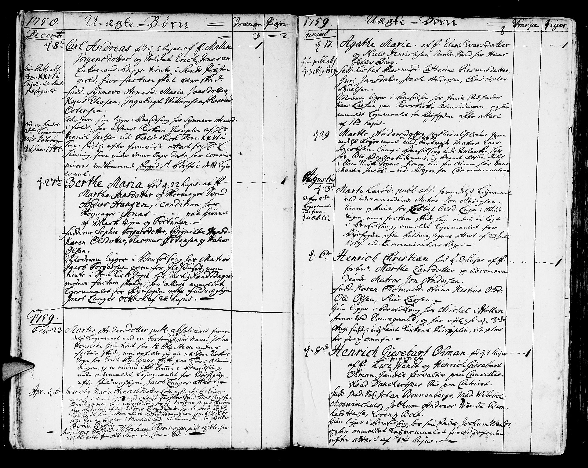 Korskirken sokneprestembete, SAB/A-76101/H/Haa/L0005: Parish register (official) no. A 5, 1751-1789, p. 271