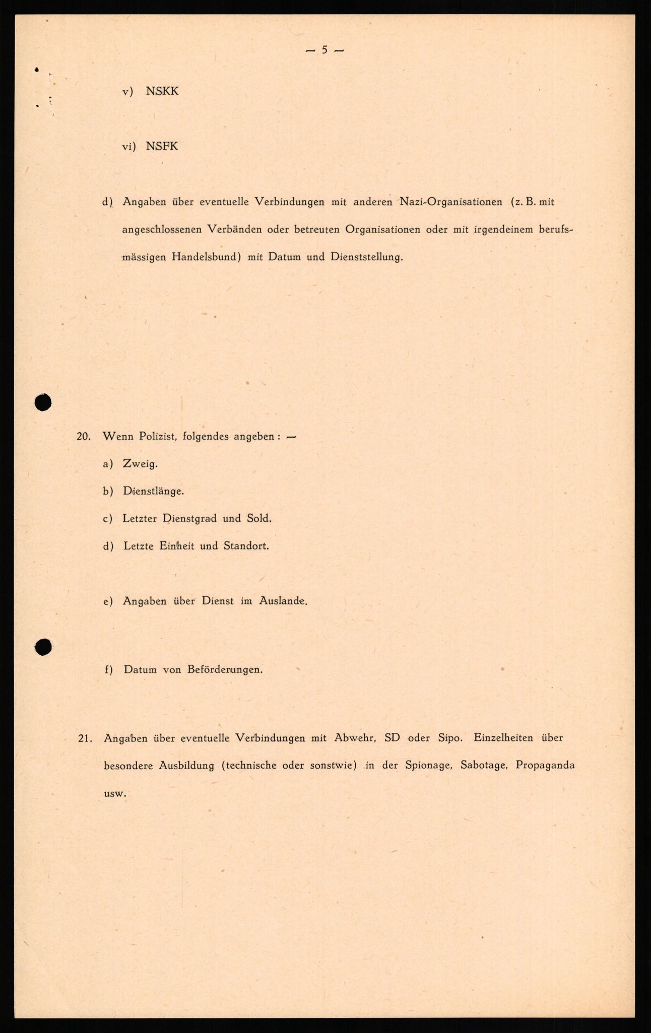 Forsvaret, Forsvarets overkommando II, AV/RA-RAFA-3915/D/Db/L0020: CI Questionaires. Tyske okkupasjonsstyrker i Norge. Tyskere., 1945-1946, p. 514